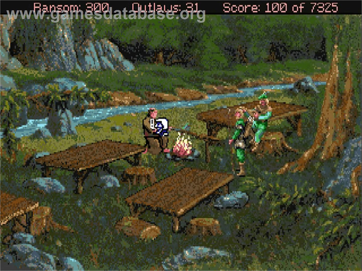 Conquests of the Longbow: The Legend of Robin Hood - Commodore Amiga - Artwork - In Game