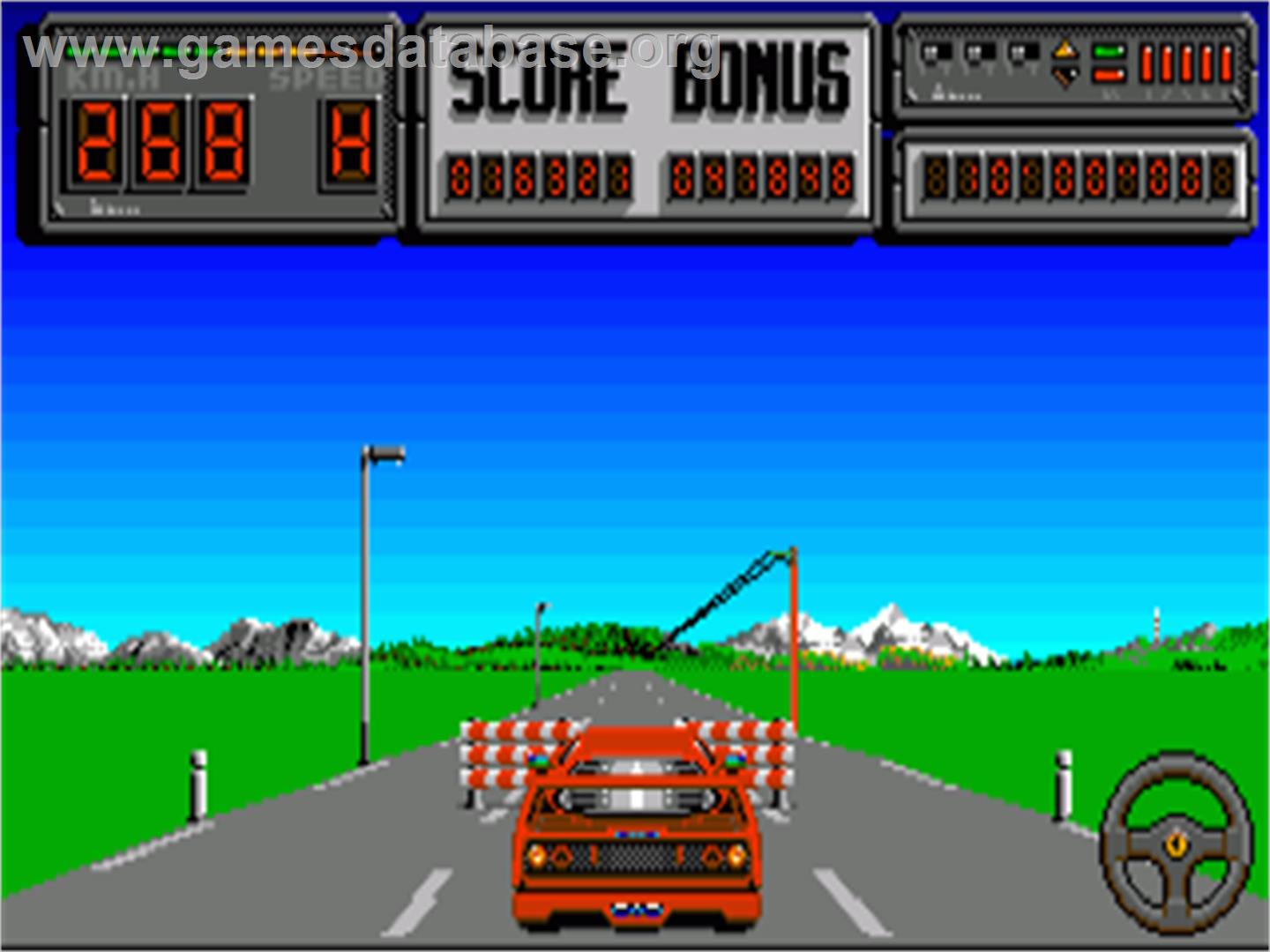 Crazy Cars 2 - Commodore Amiga - Artwork - In Game