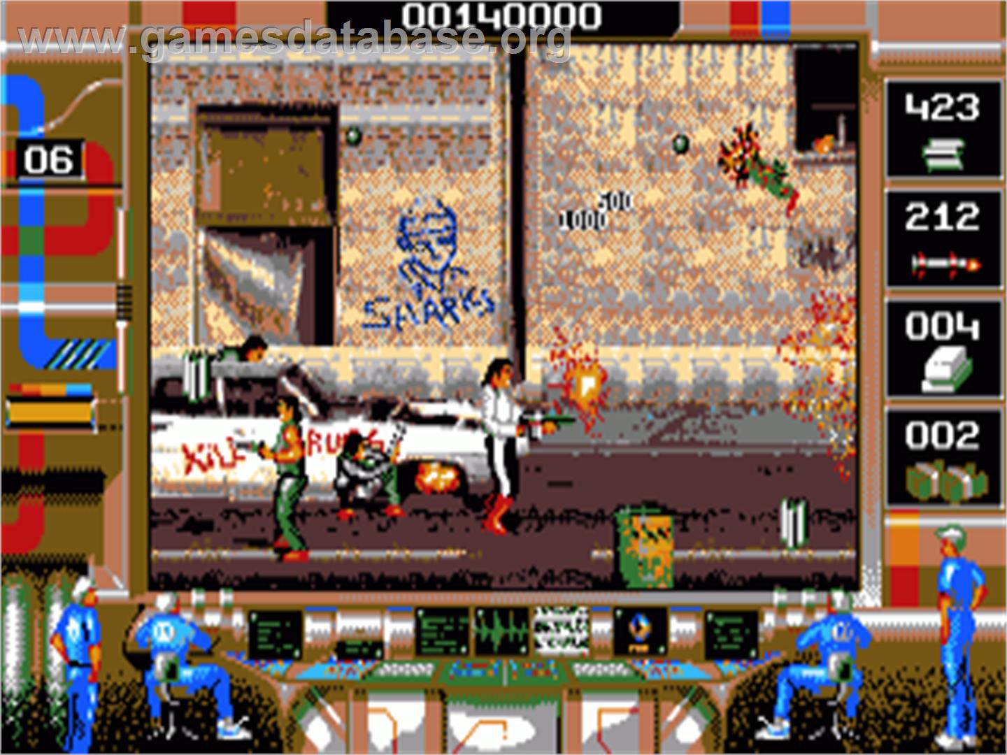 Crime Wave - Commodore Amiga - Artwork - In Game