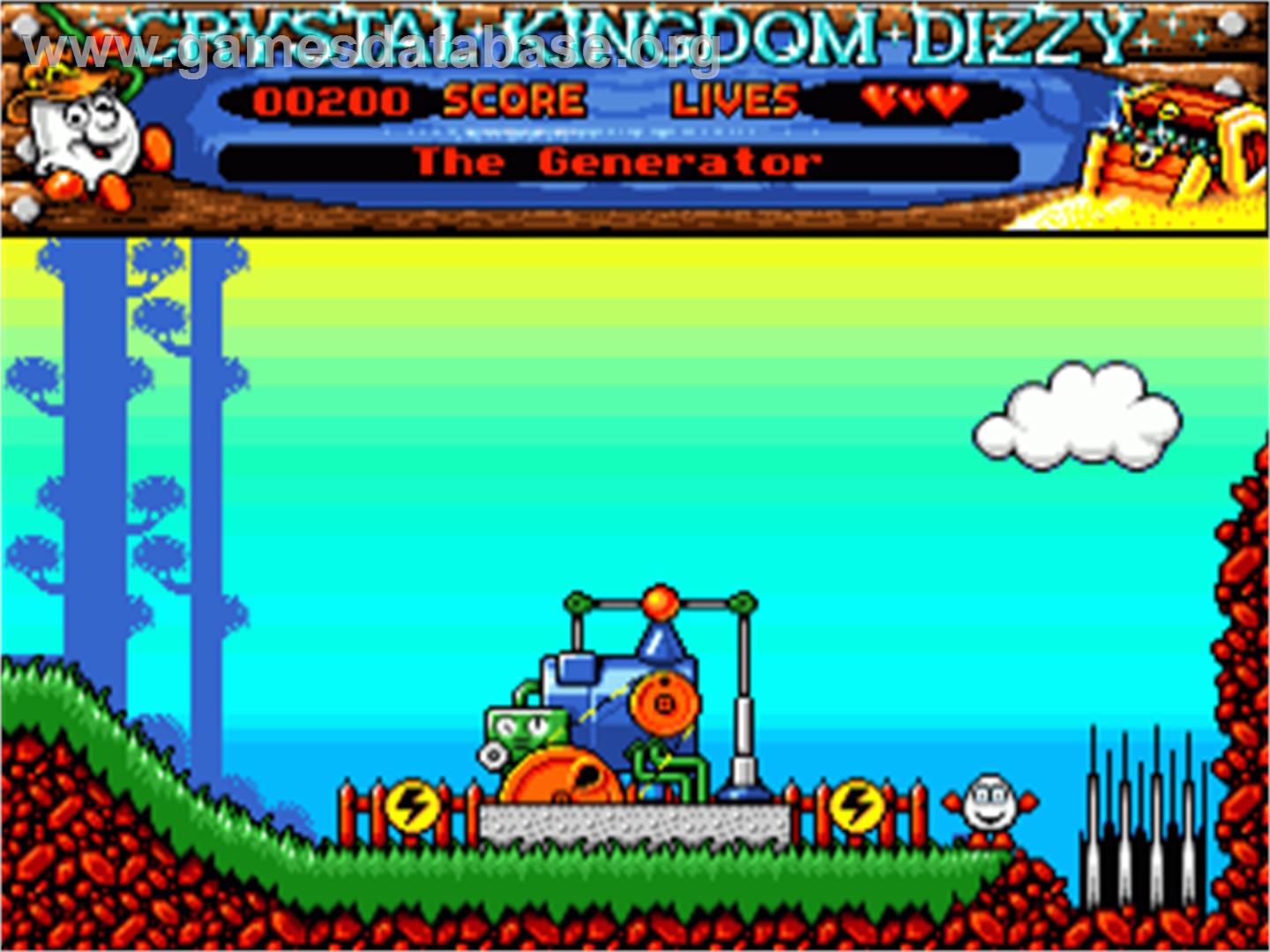 Crystal Kingdom Dizzy - Commodore Amiga - Artwork - In Game