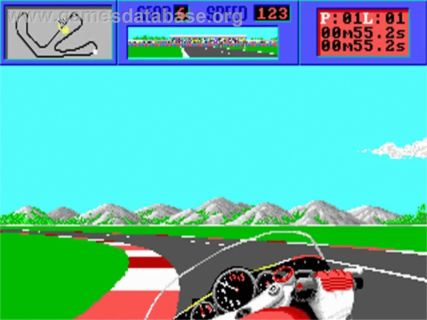 Cycles: International Grand Prix Racing - Commodore Amiga - Artwork - In Game