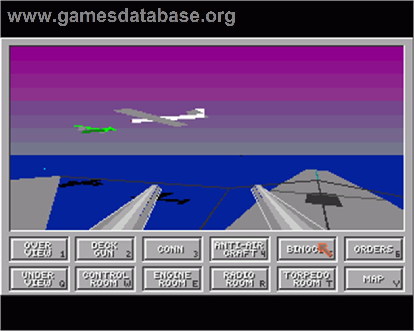 Das Boot: German U-Boat Simulation - Commodore Amiga - Artwork - In Game