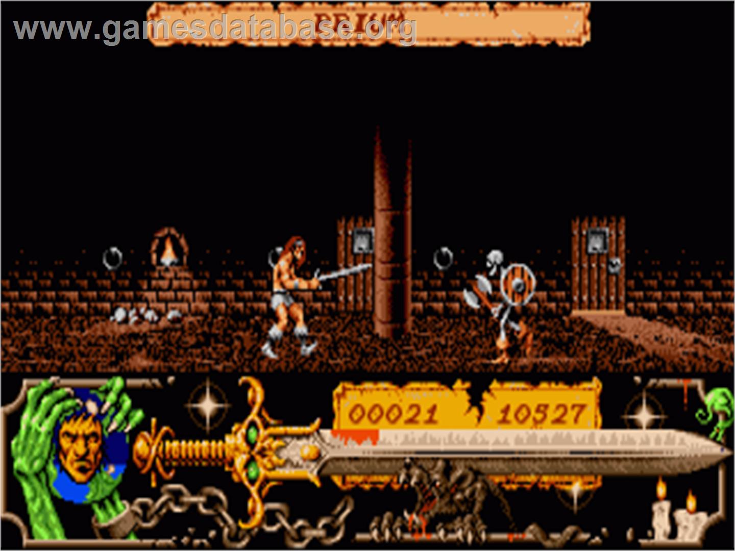Death Bringer - Commodore Amiga - Artwork - In Game
