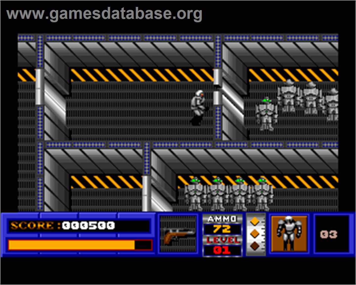 Deathbots - Commodore Amiga - Artwork - In Game