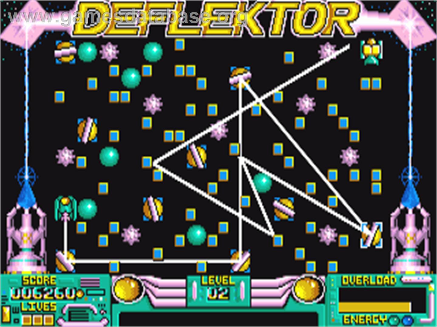 Deflektor - Commodore Amiga - Artwork - In Game