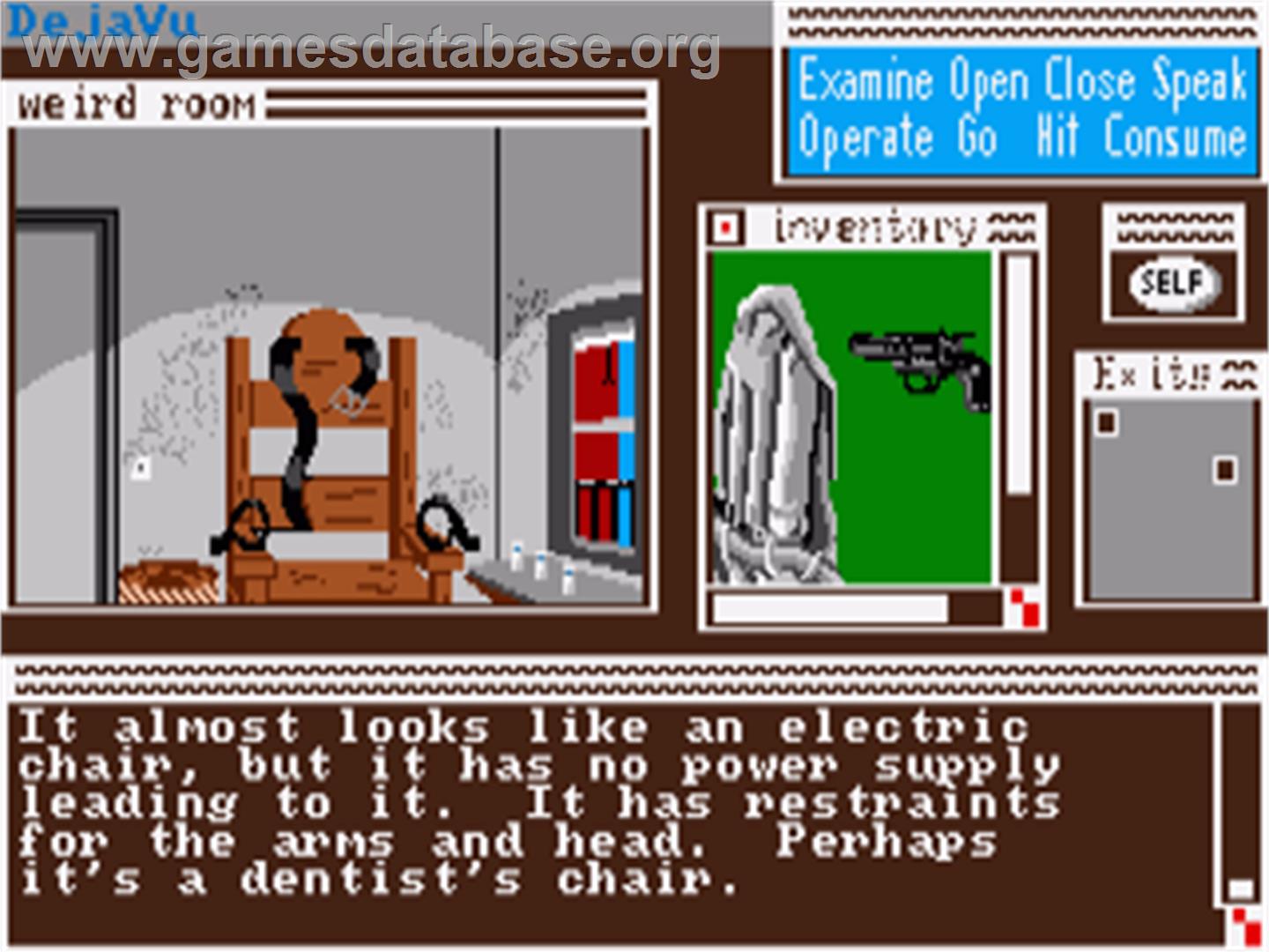 Deja Vu: A Nightmare Comes True - Commodore Amiga - Artwork - In Game