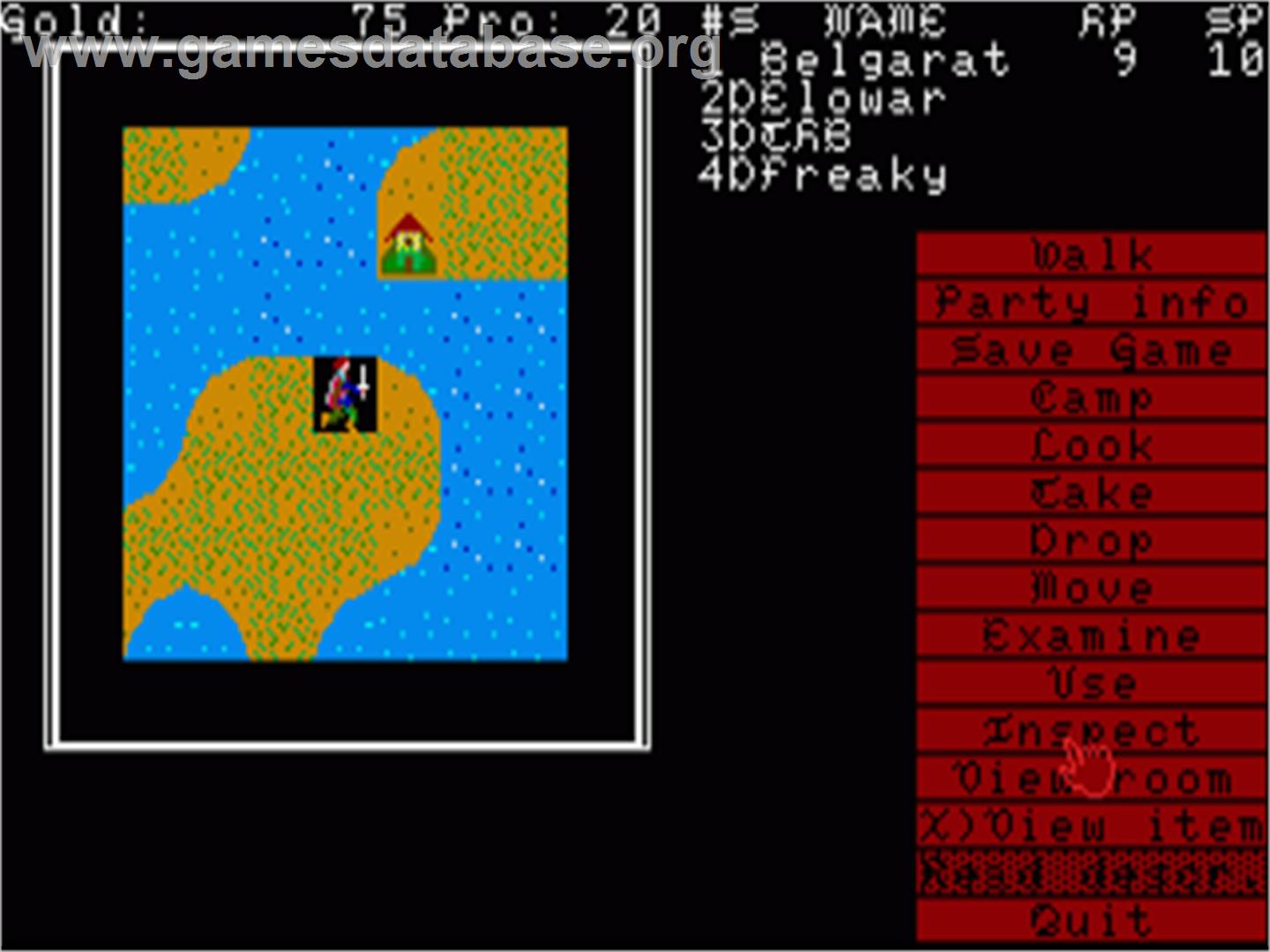 Demon's Winter - Commodore Amiga - Artwork - In Game