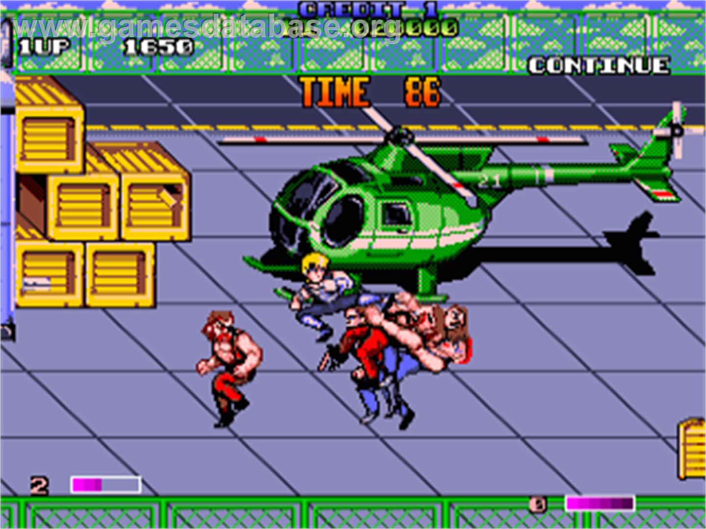 Double Dragon II - The Revenge - Commodore Amiga - Artwork - In Game