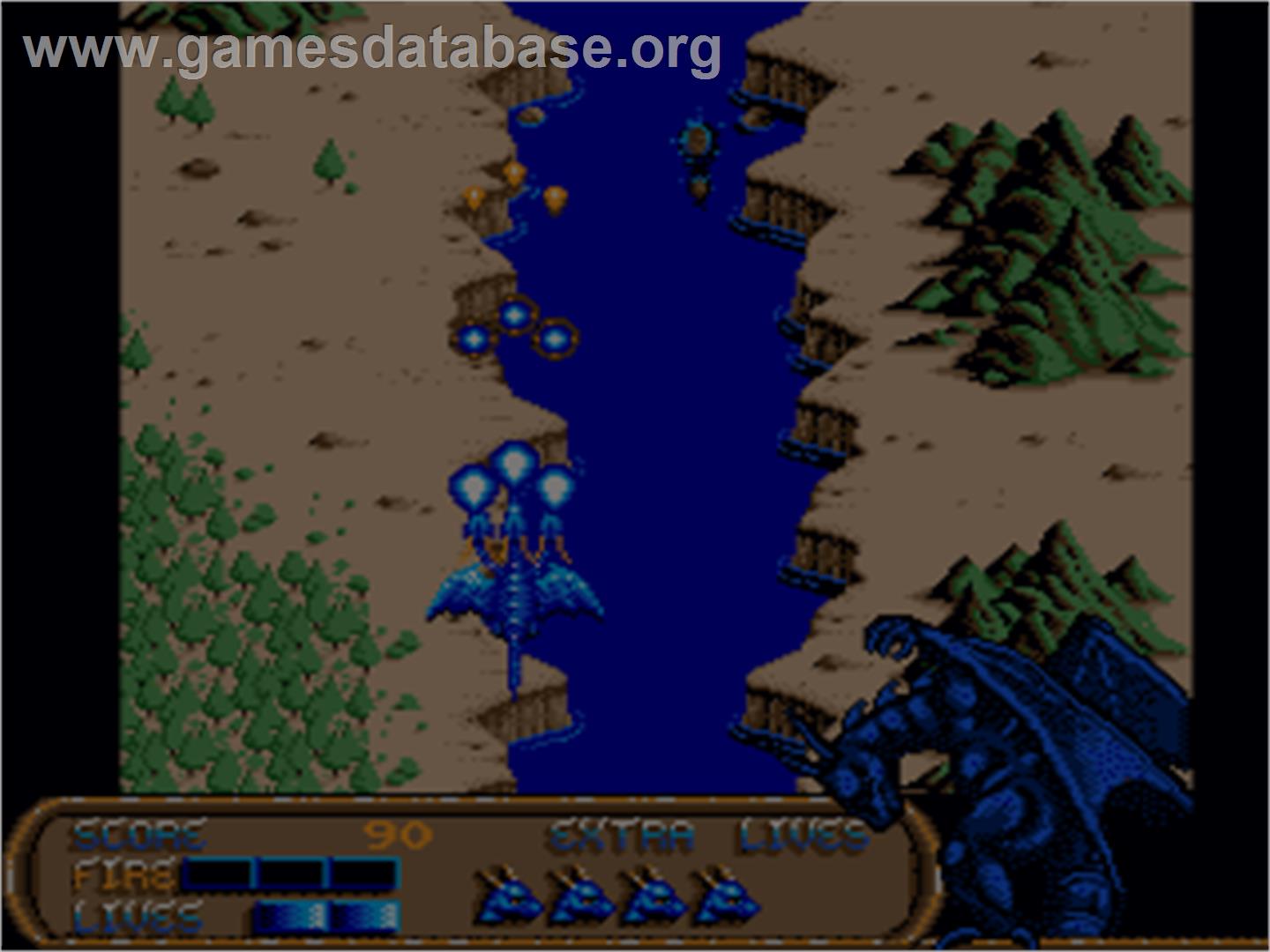 Dragon Spirit - Commodore Amiga - Artwork - In Game