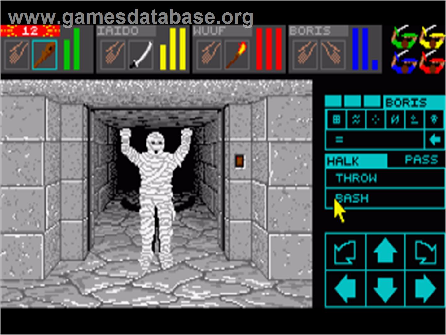 Dungeon Master - Commodore Amiga - Artwork - In Game