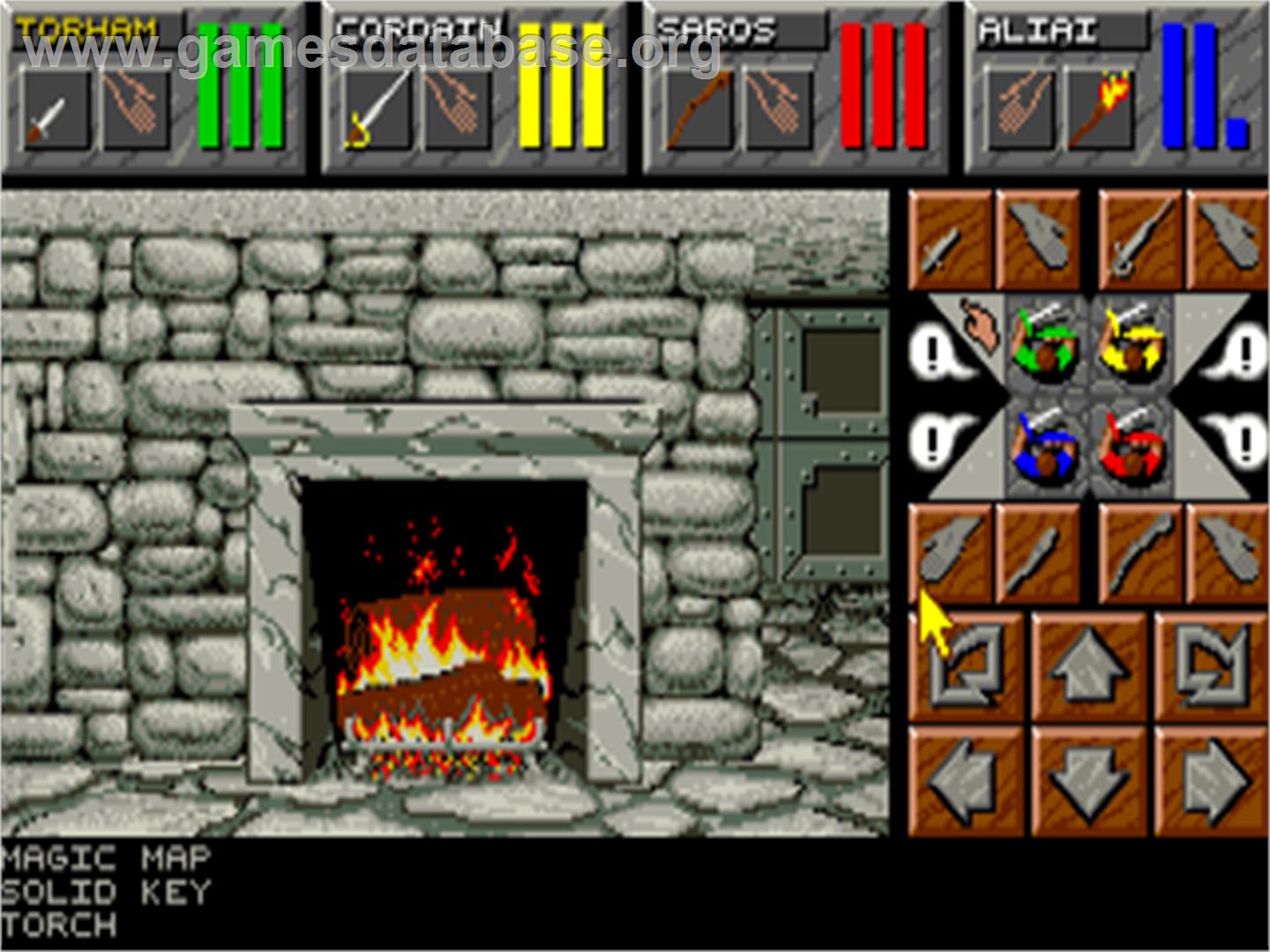 Dungeon Master II: The Legend of Skullkeep - Commodore Amiga - Artwork - In Game