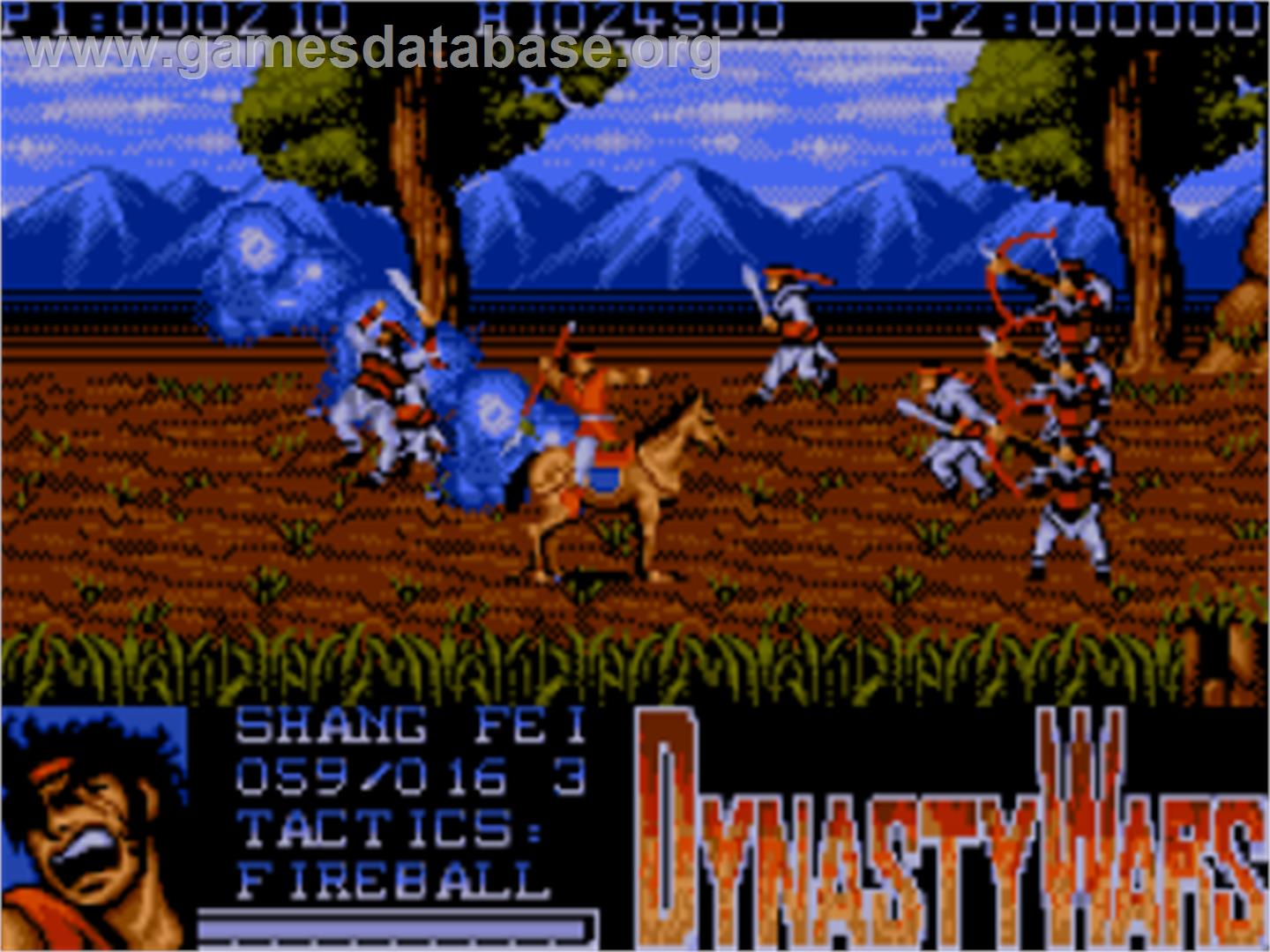 Dynasty Wars - Commodore Amiga - Artwork - In Game