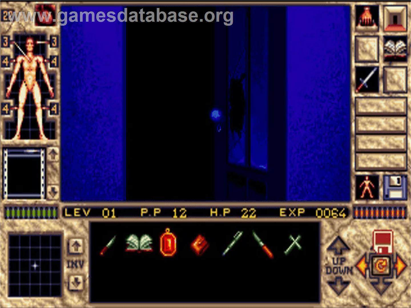 Elvira 2 - Commodore Amiga - Artwork - In Game
