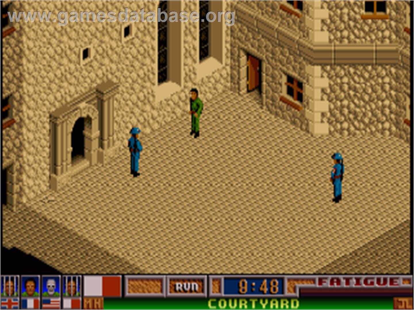 Escape from Colditz - Commodore Amiga - Artwork - In Game