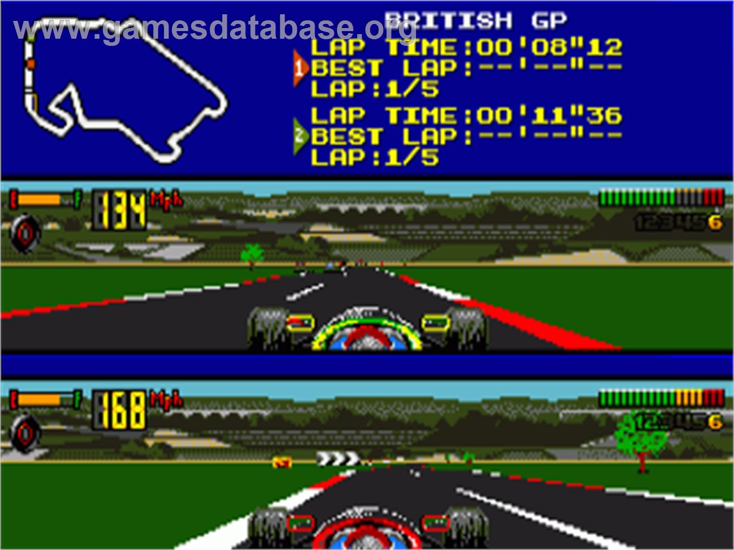 F1 World Championship Edition - Commodore Amiga - Artwork - In Game
