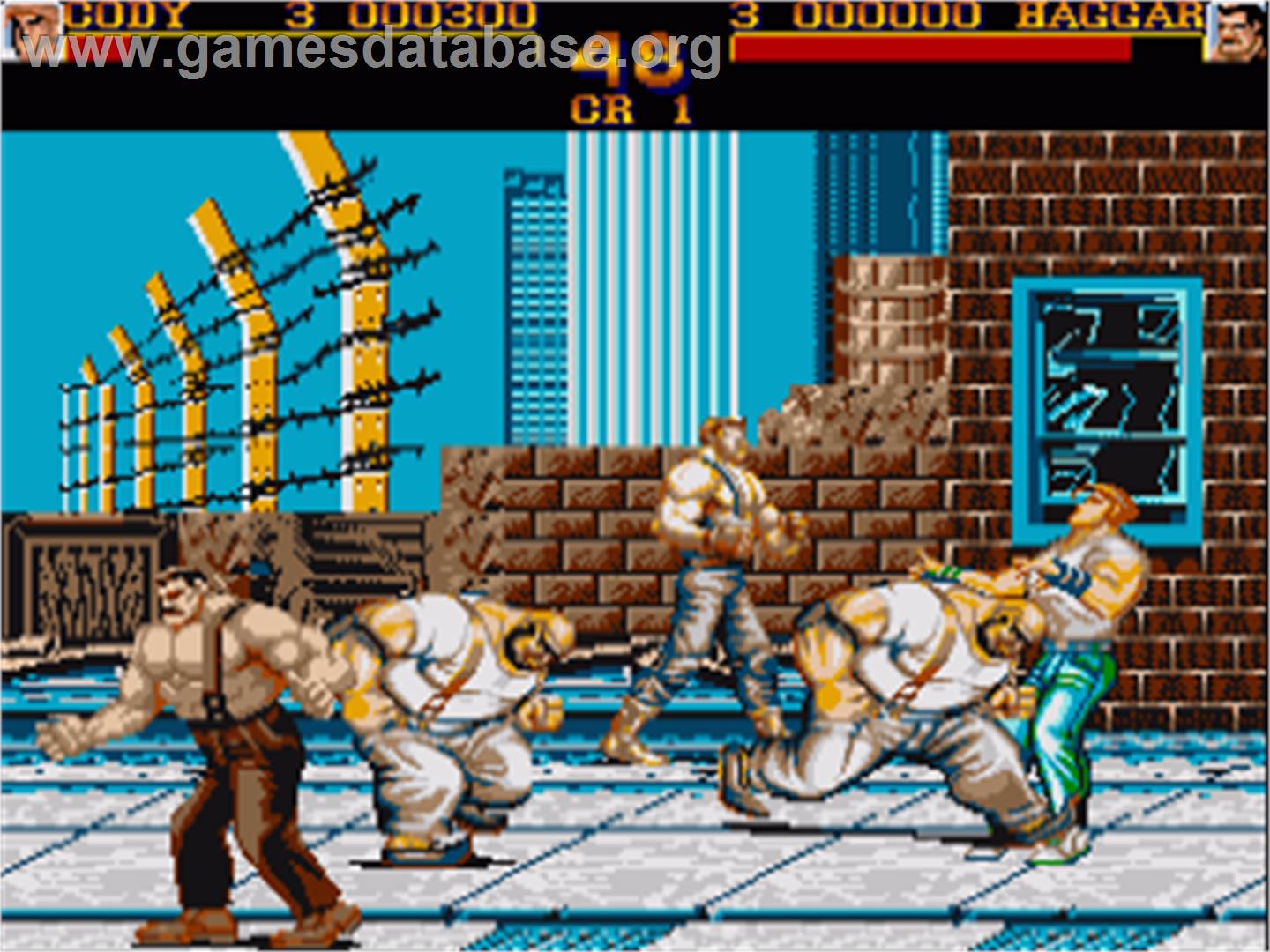 Final Fight - Commodore Amiga - Artwork - In Game
