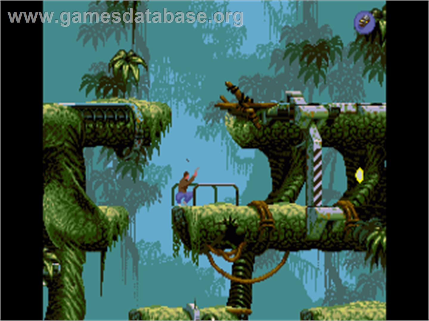 Flashback - Commodore Amiga - Artwork - In Game