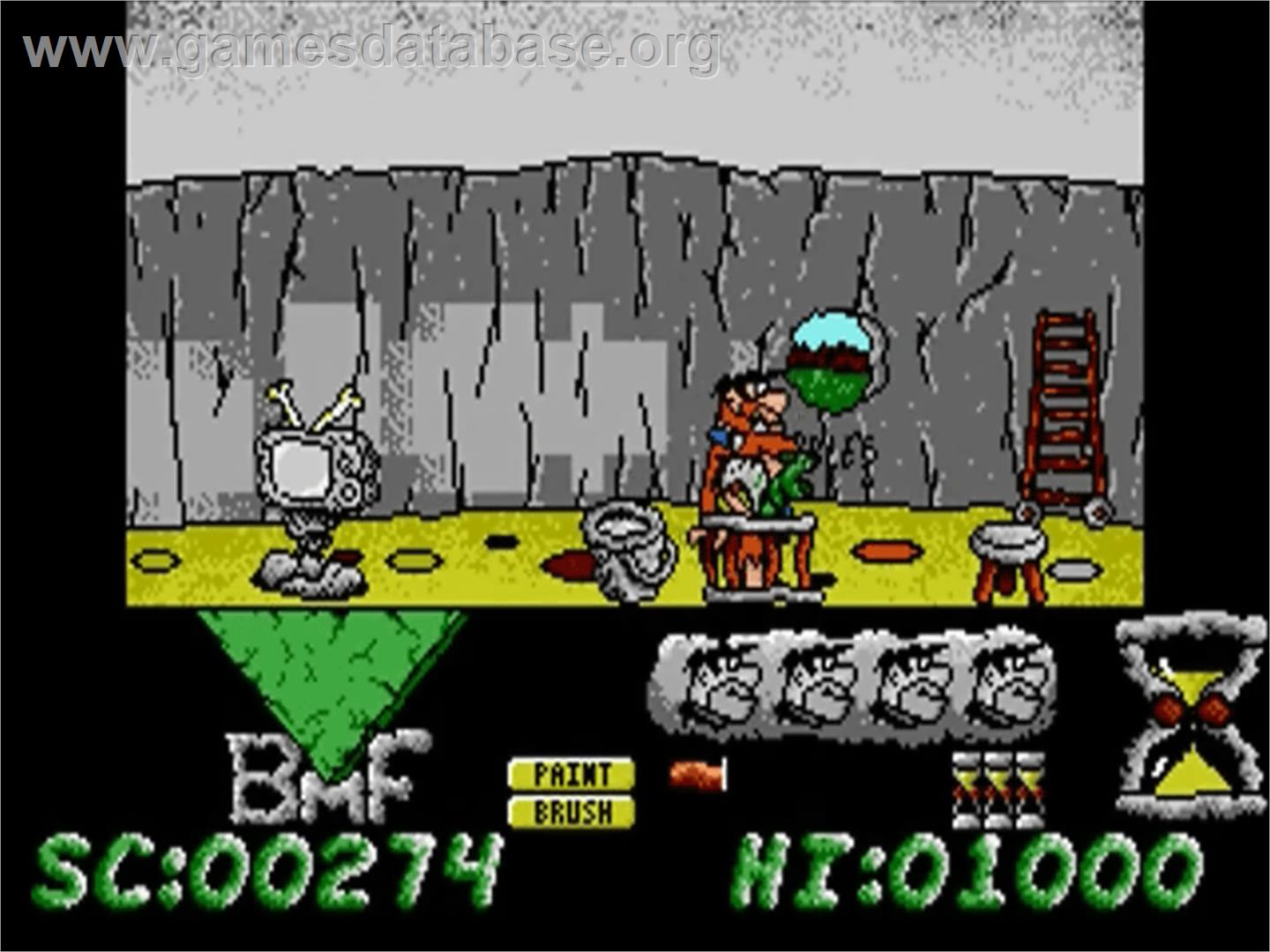 Flintstones - Commodore Amiga - Artwork - In Game