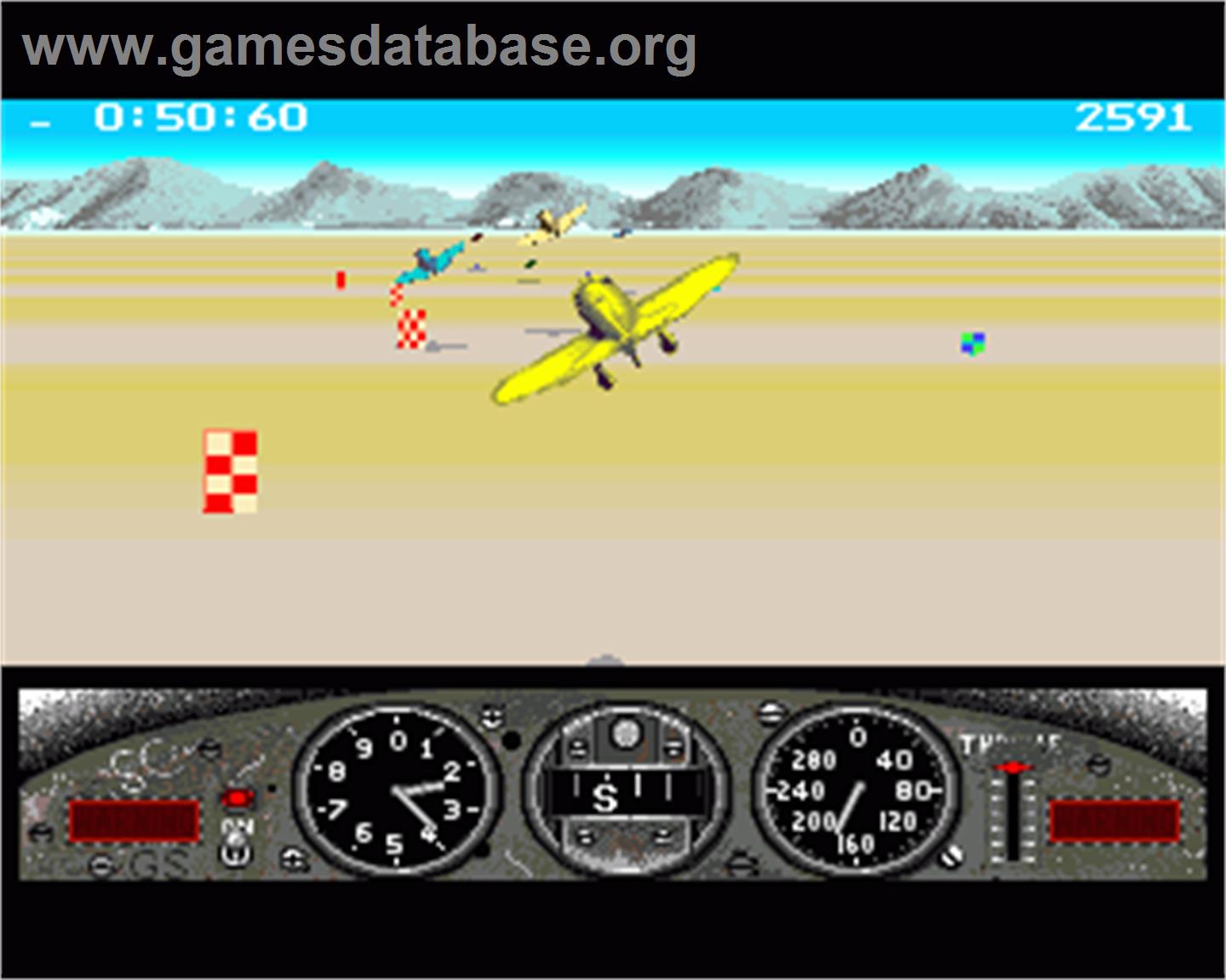Gee Bee Air Rally - Commodore Amiga - Artwork - In Game