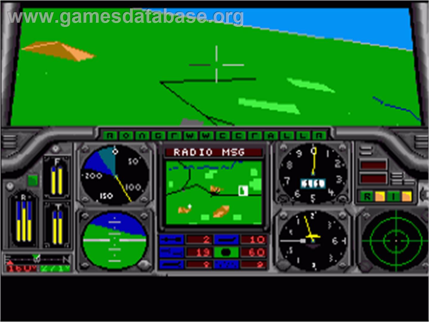 Gunship - Commodore Amiga - Artwork - In Game