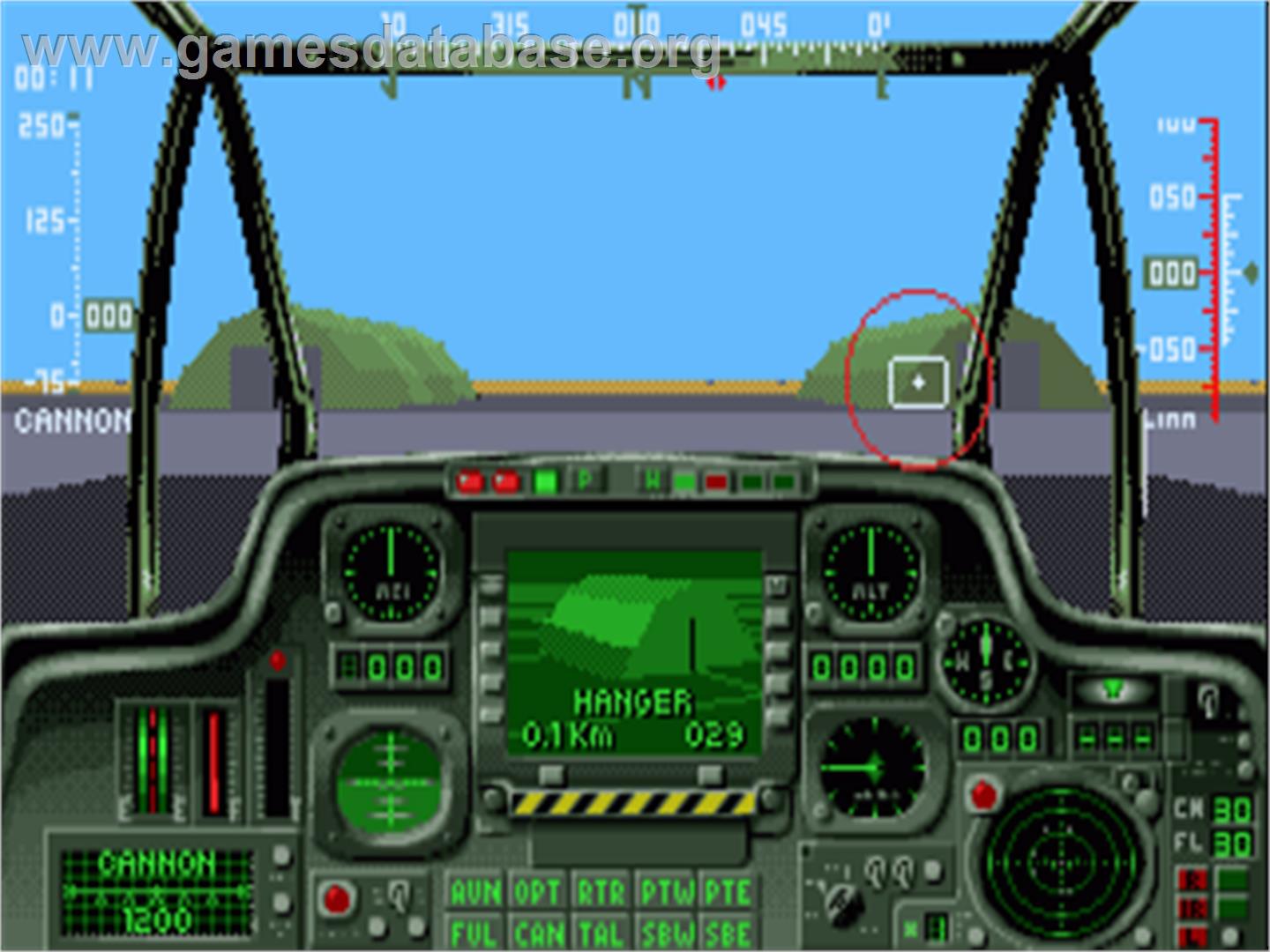 Gunship 2000 - Commodore Amiga - Artwork - In Game