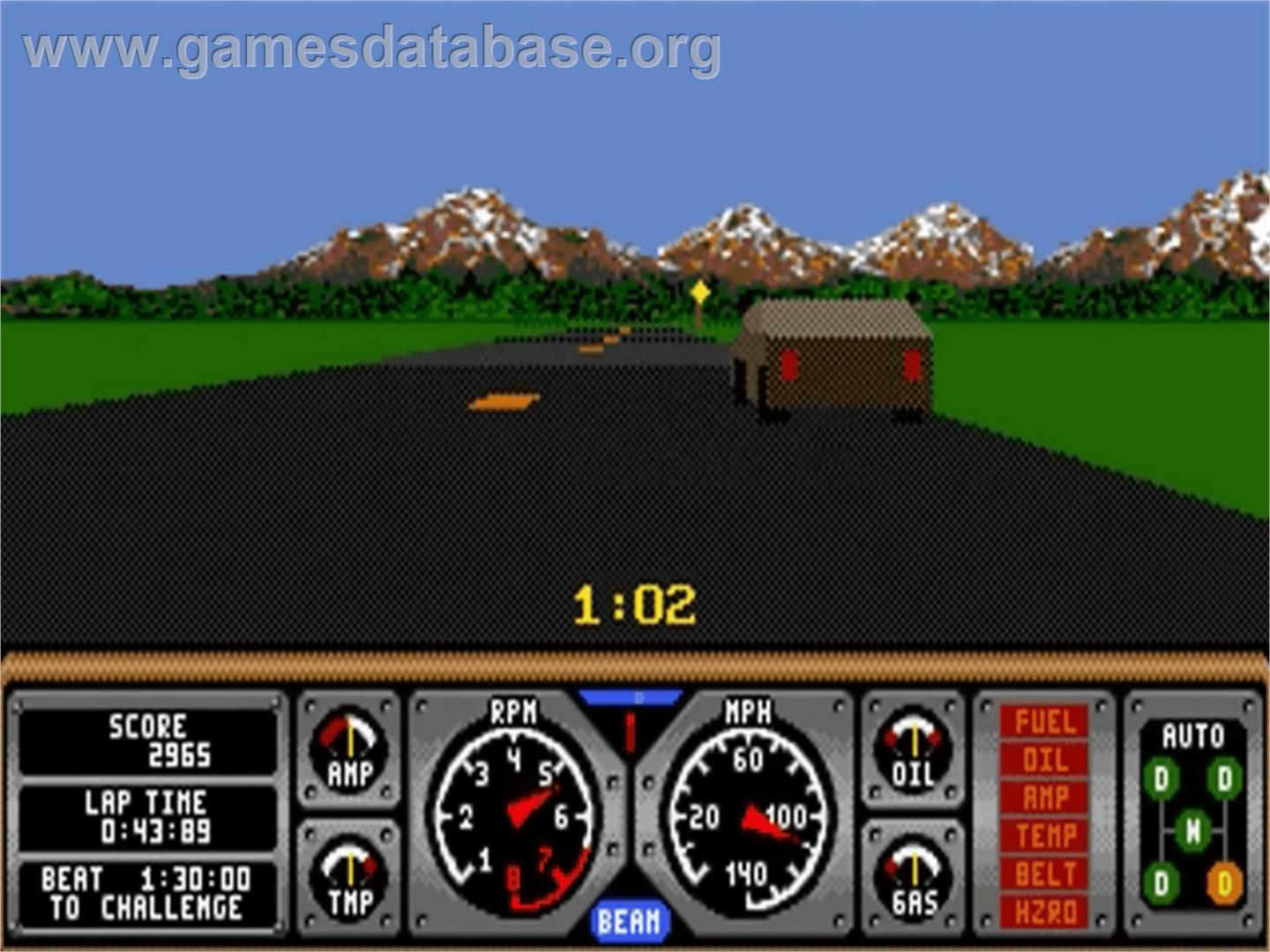 Hard Drivin' 2 - Commodore Amiga - Artwork - In Game