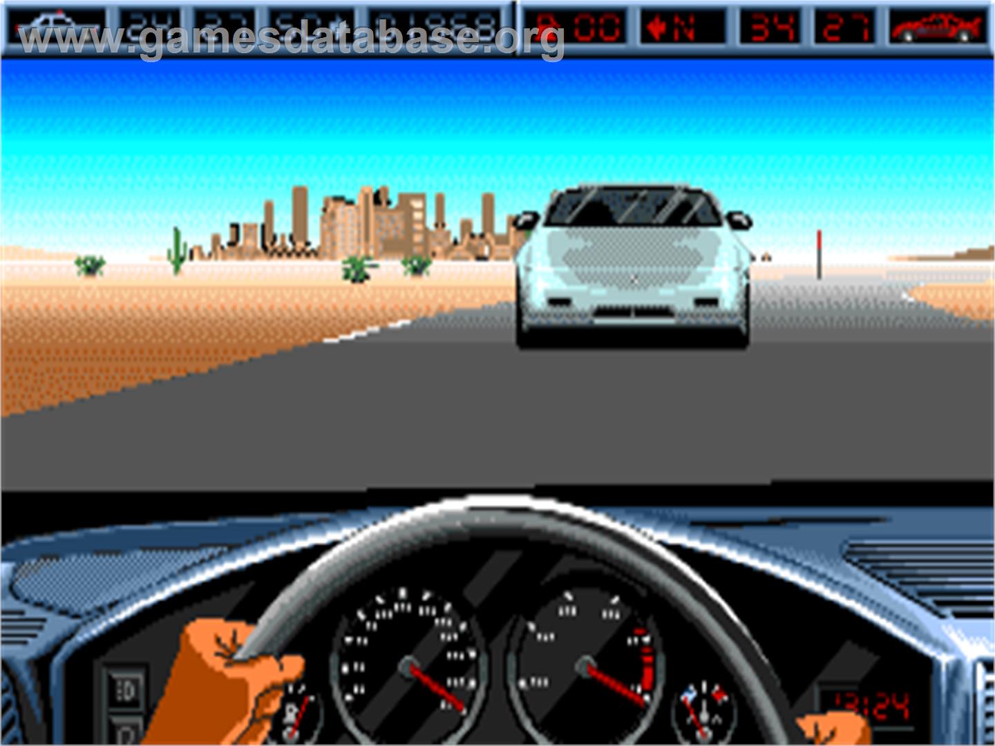 Highway Patrol 2 - Commodore Amiga - Artwork - In Game