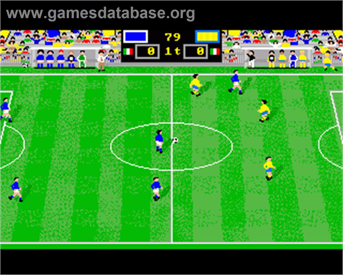 Italy '90 Soccer - Commodore Amiga - Artwork - In Game
