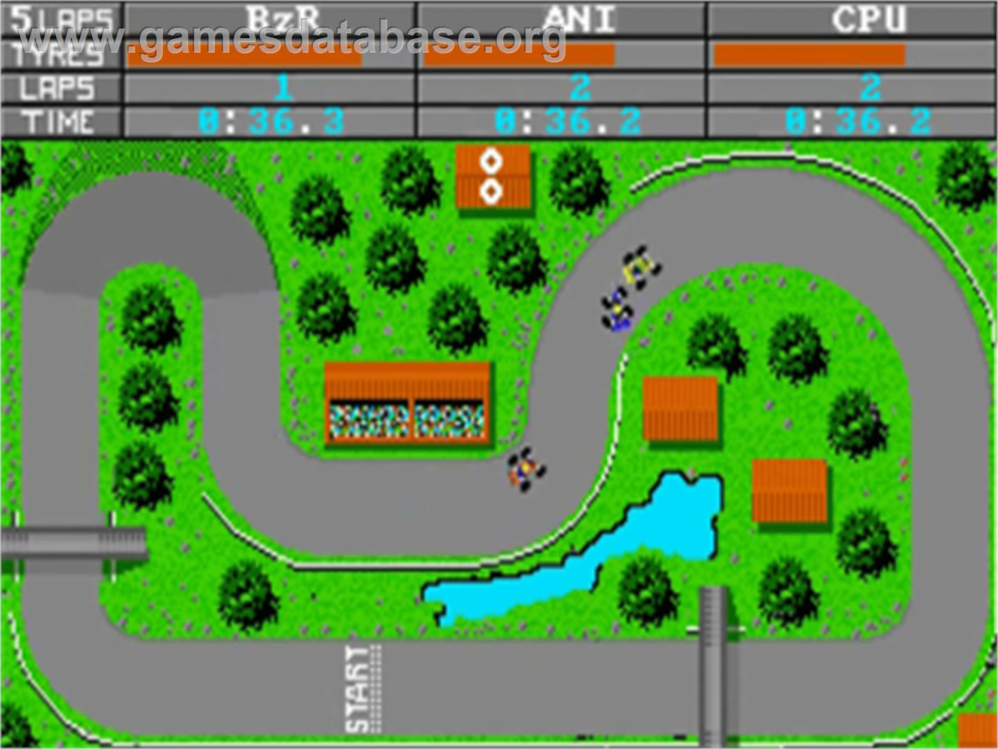 Karting Grand Prix - Commodore Amiga - Artwork - In Game