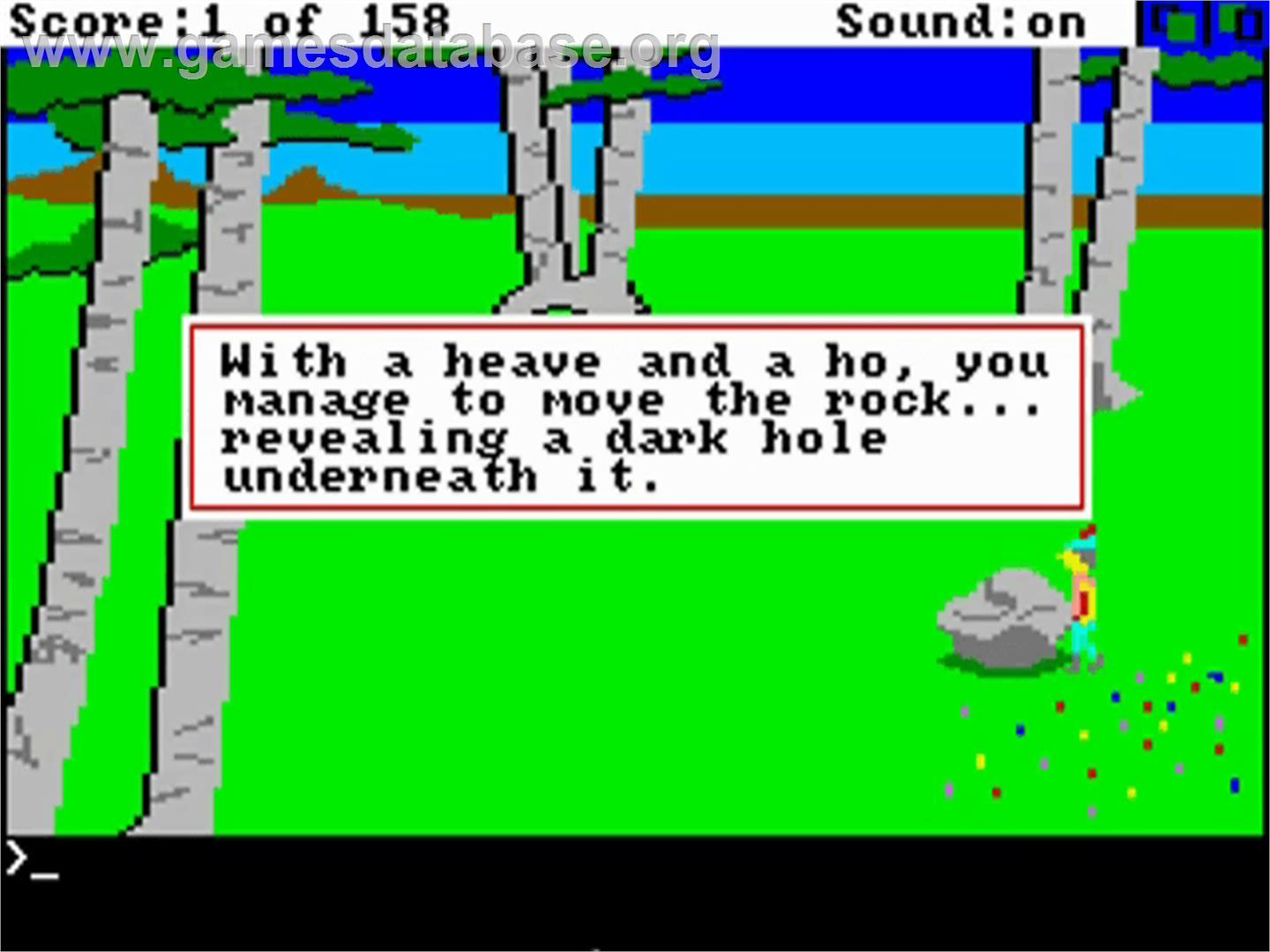 King's Quest - Commodore Amiga - Artwork - In Game