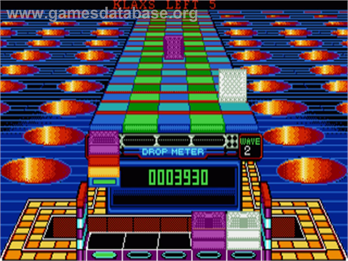 Klax - Commodore Amiga - Artwork - In Game