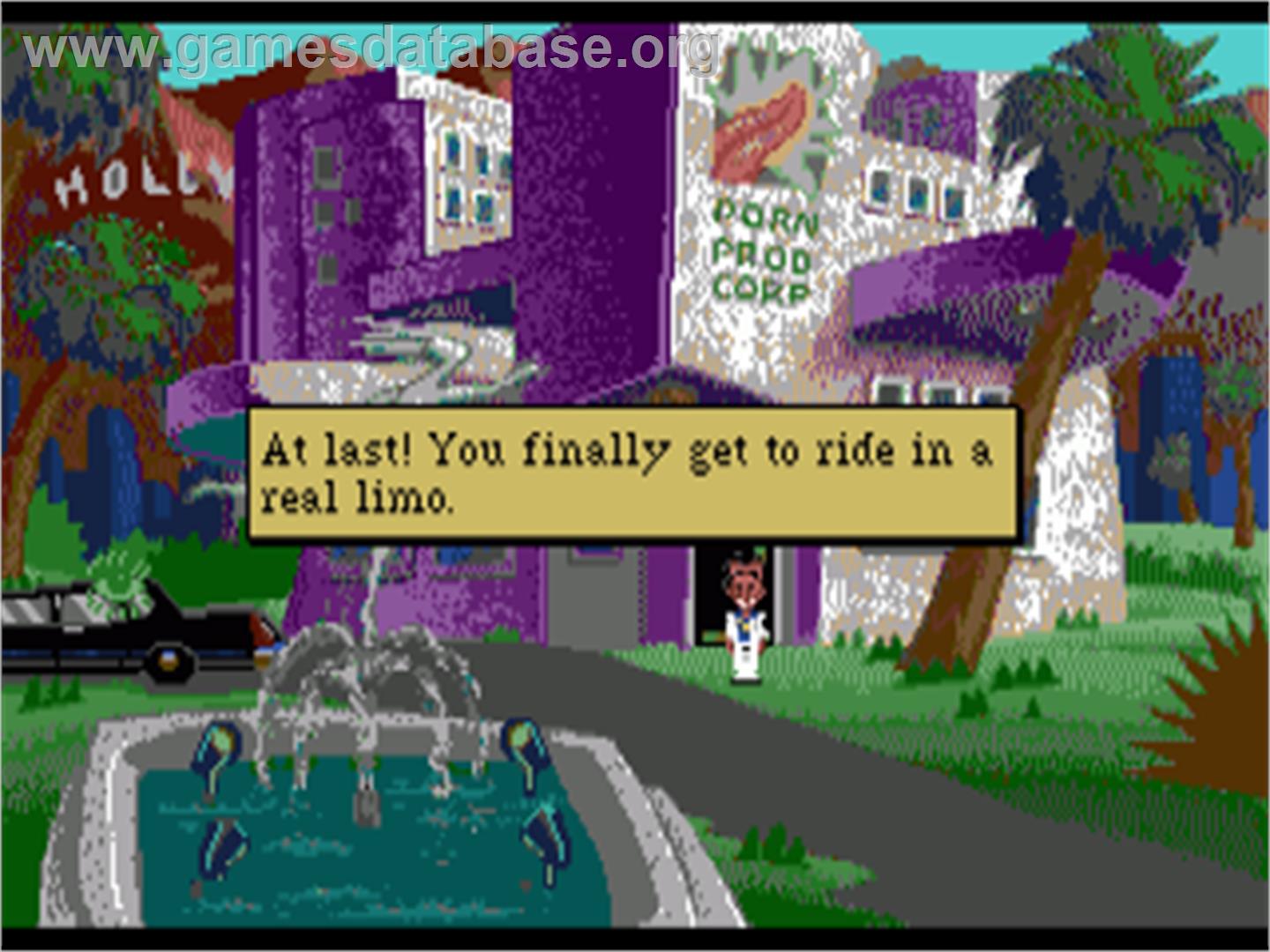 Leisure Suit Larry 5: Passionate Patti Does a Little Undercover Work - Commodore Amiga - Artwork - In Game