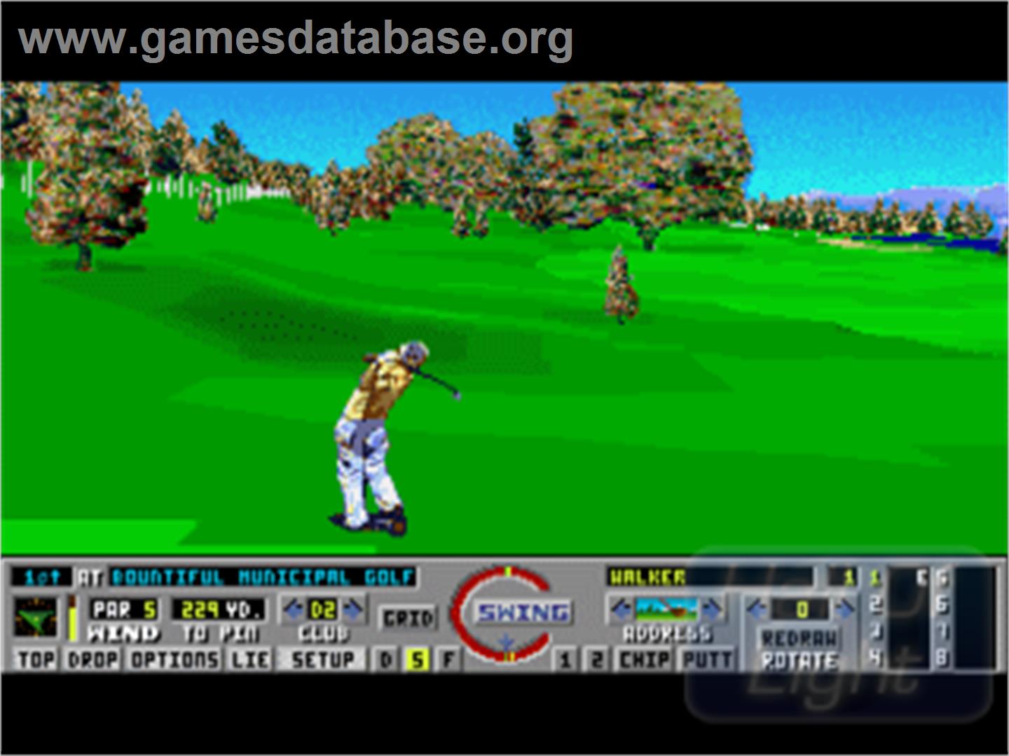 Links: The Challenge of Golf - Commodore Amiga - Artwork - In Game