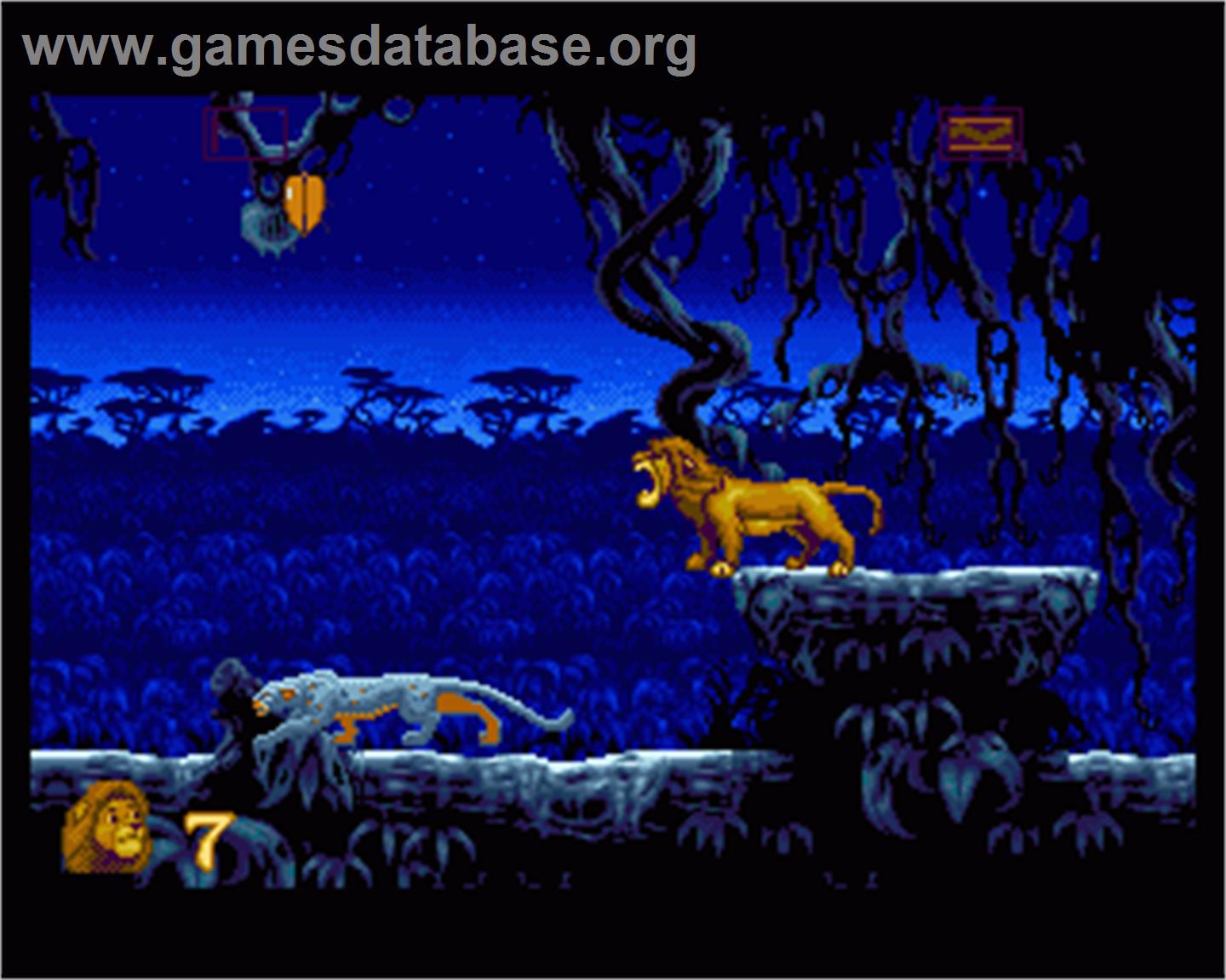 Lion King - Commodore Amiga - Artwork - In Game