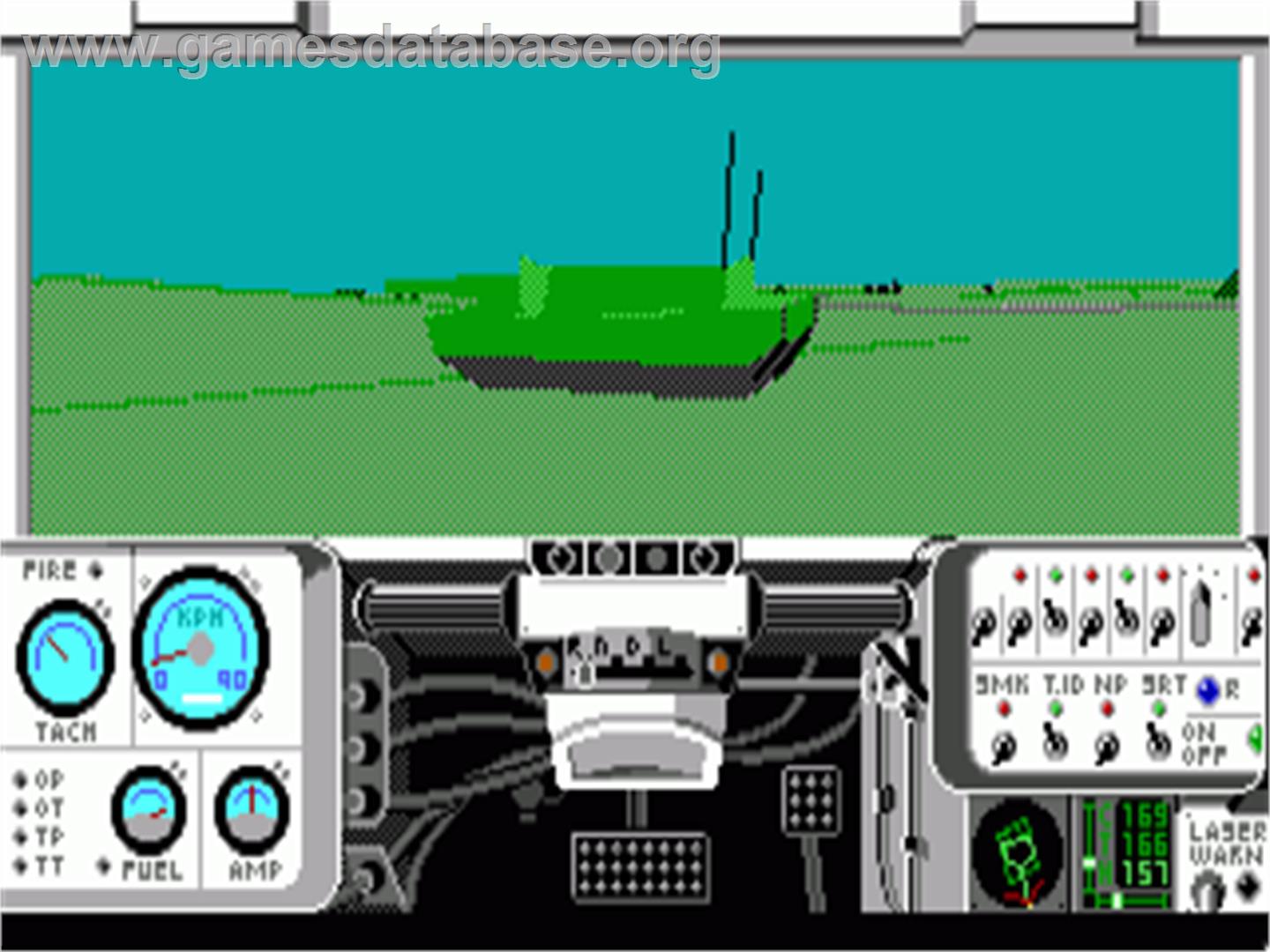 M1 Tank Platoon - Commodore Amiga - Artwork - In Game