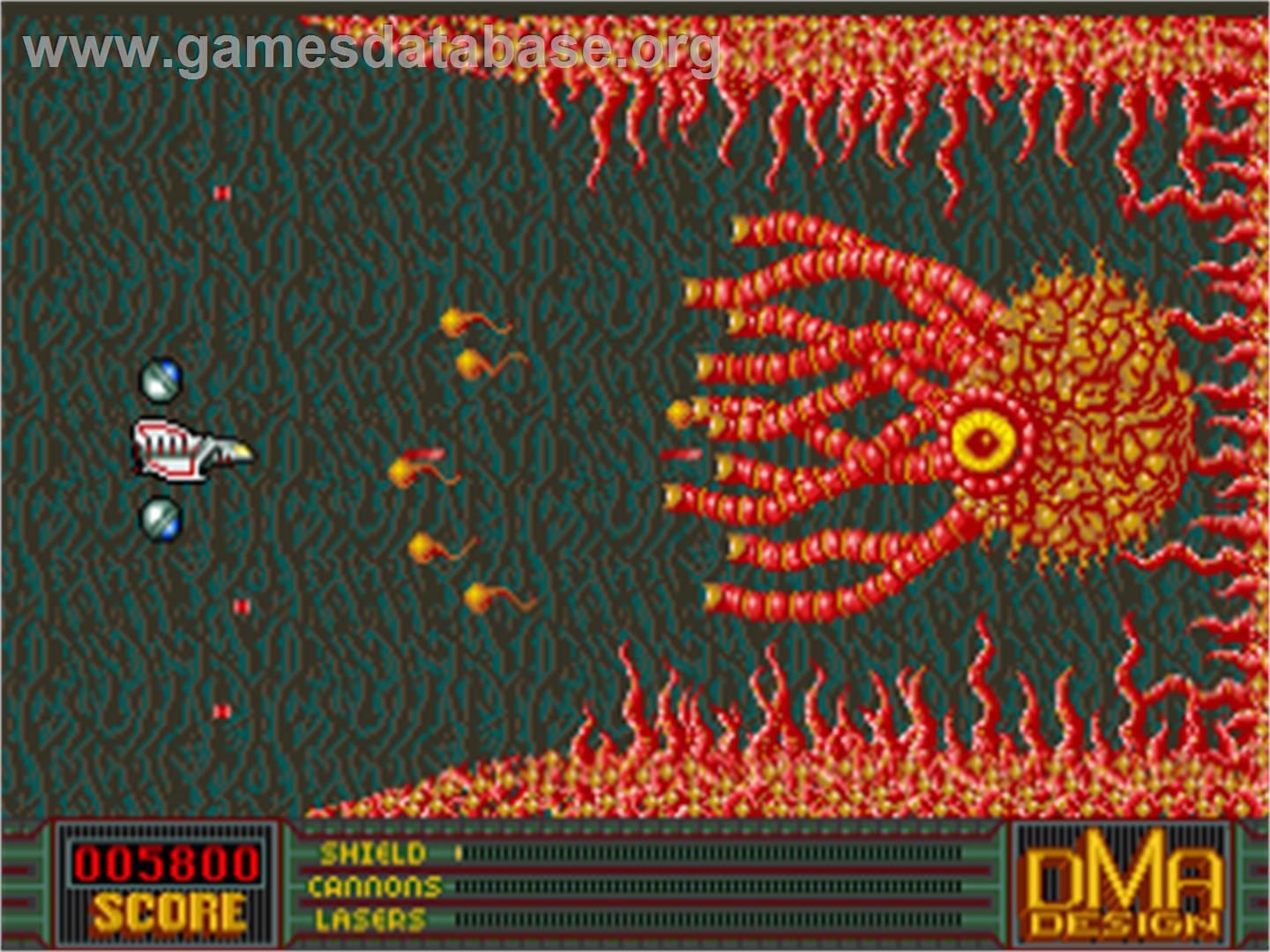 Menace - Commodore Amiga - Artwork - In Game