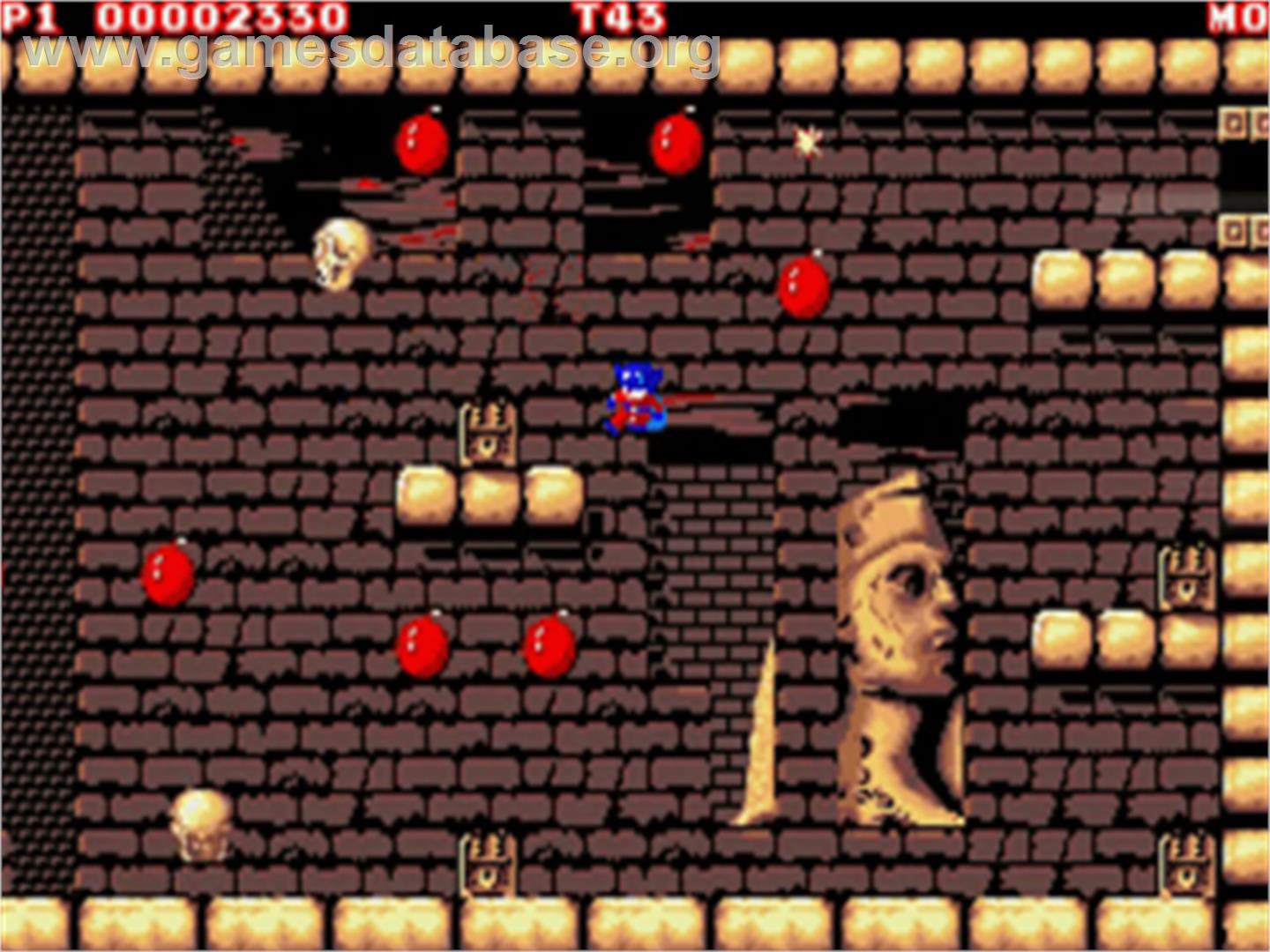 Mighty Bombjack - Commodore Amiga - Artwork - In Game