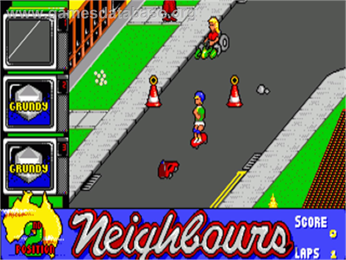 Neighbours - Commodore Amiga - Artwork - In Game