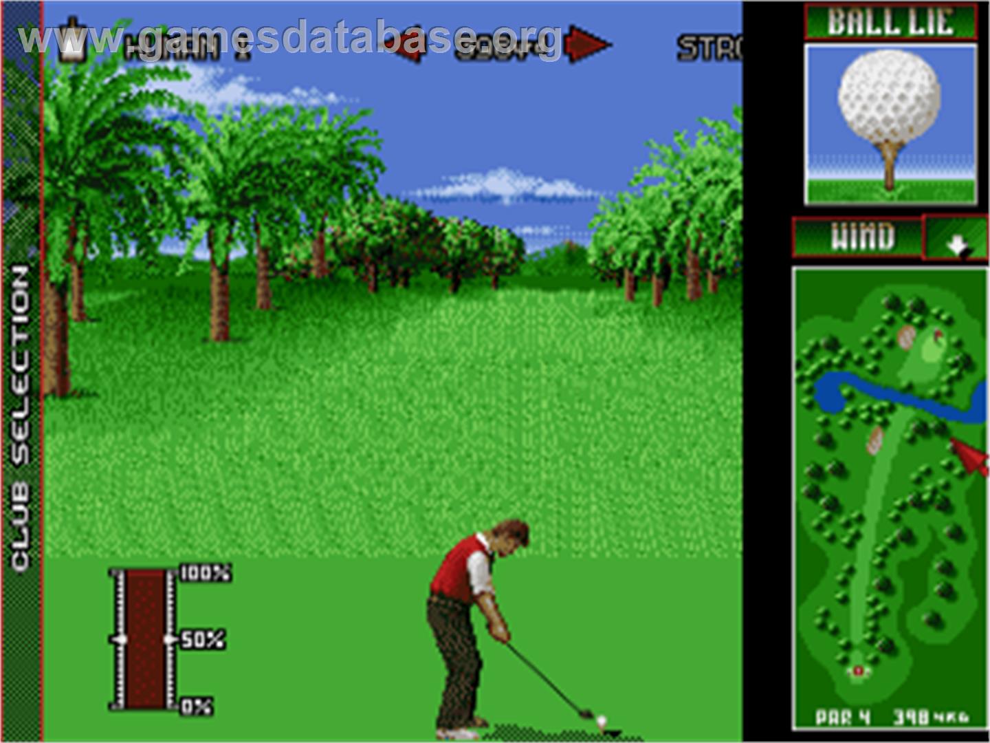 Nick Faldo's Championship Golf - Commodore Amiga - Artwork - In Game