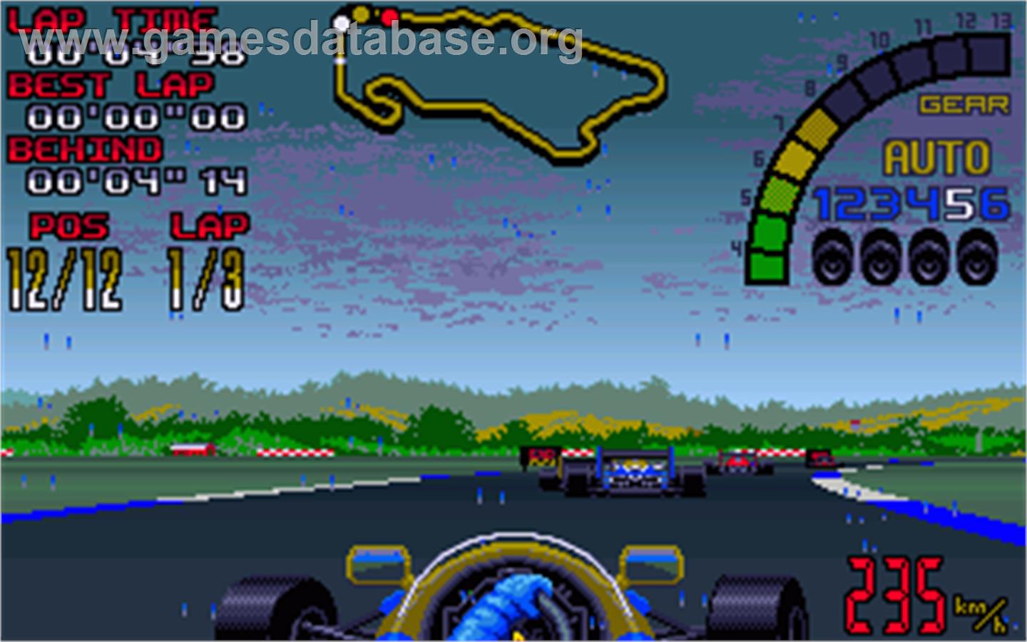 Nigel Mansell's World Championship - Commodore Amiga - Artwork - In Game