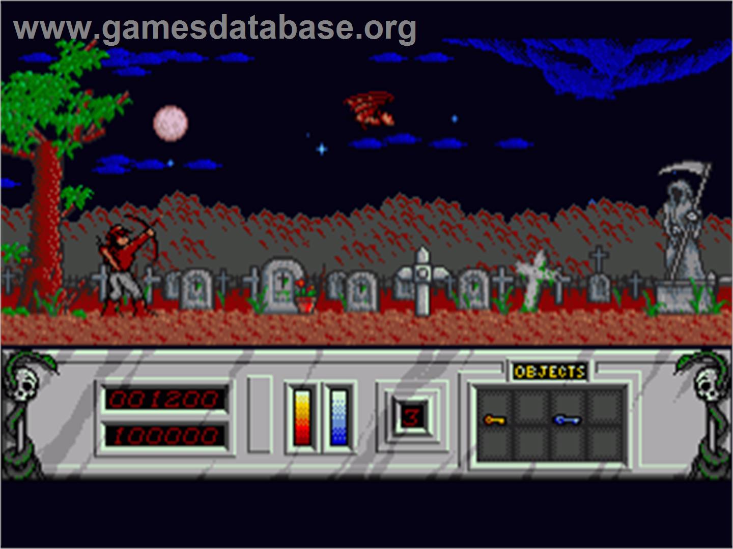 Night Hunter - Commodore Amiga - Artwork - In Game