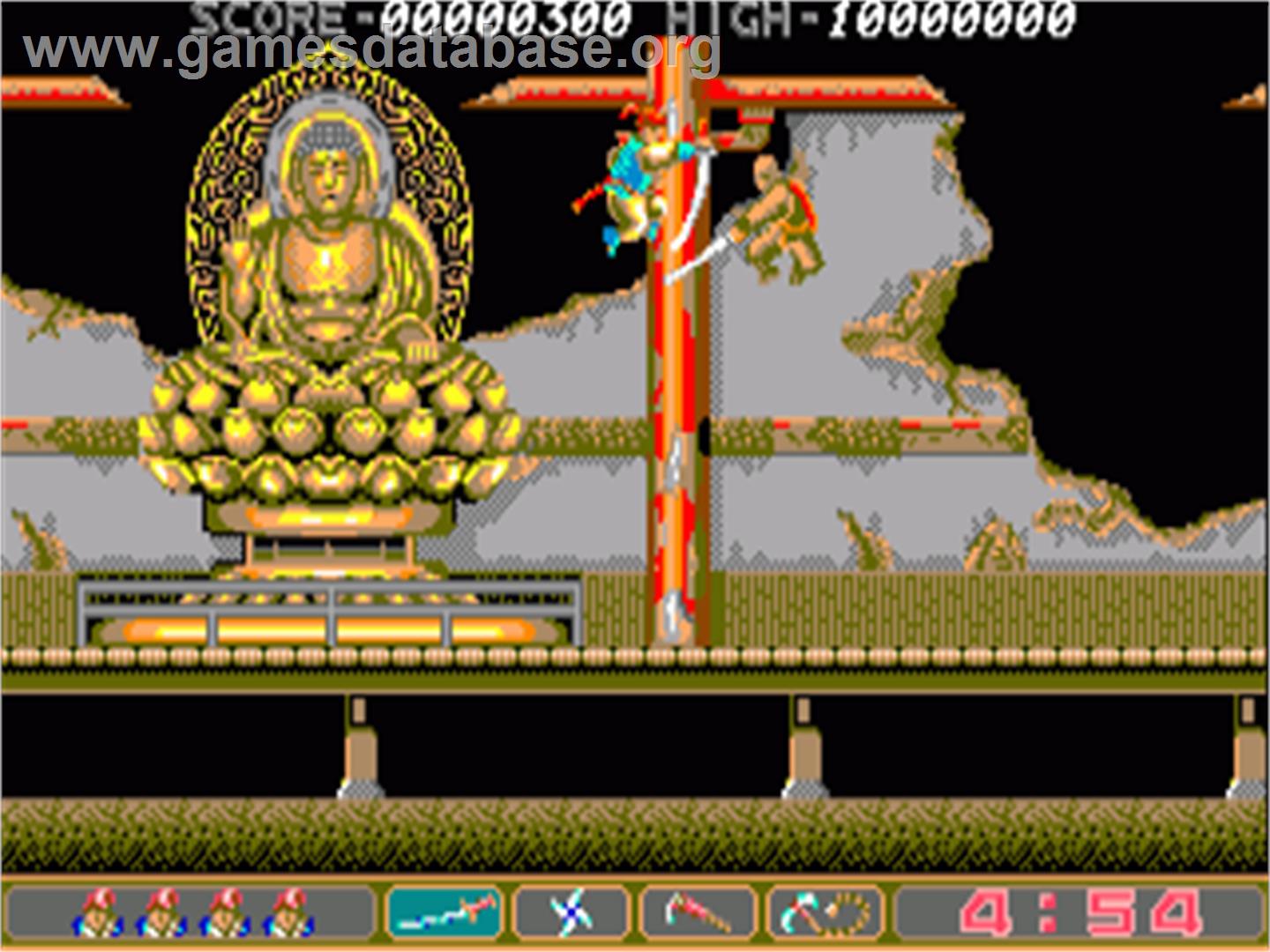 Ninja Spirit - Commodore Amiga - Artwork - In Game