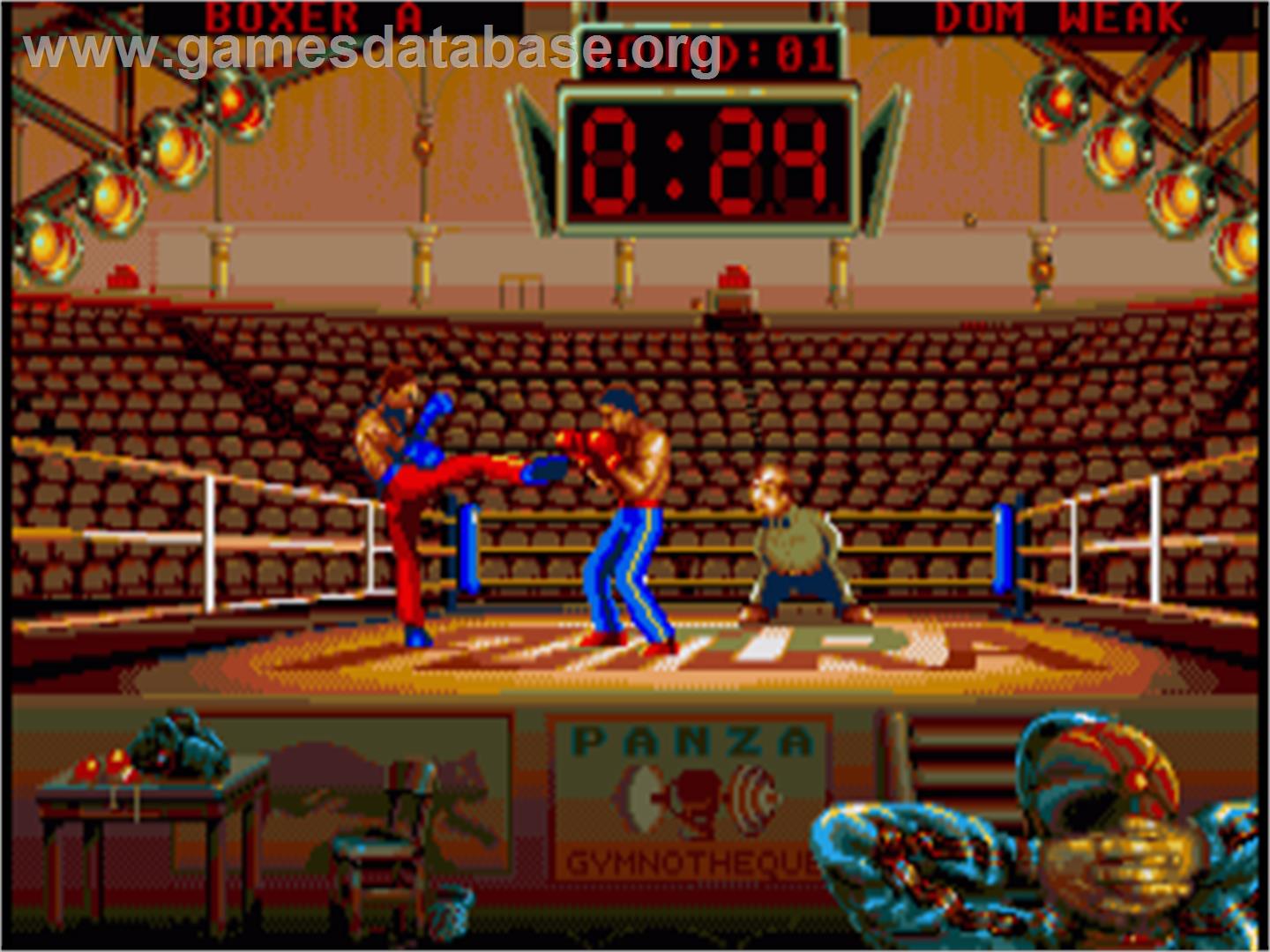 Panza Kick Boxing - Commodore Amiga - Artwork - In Game