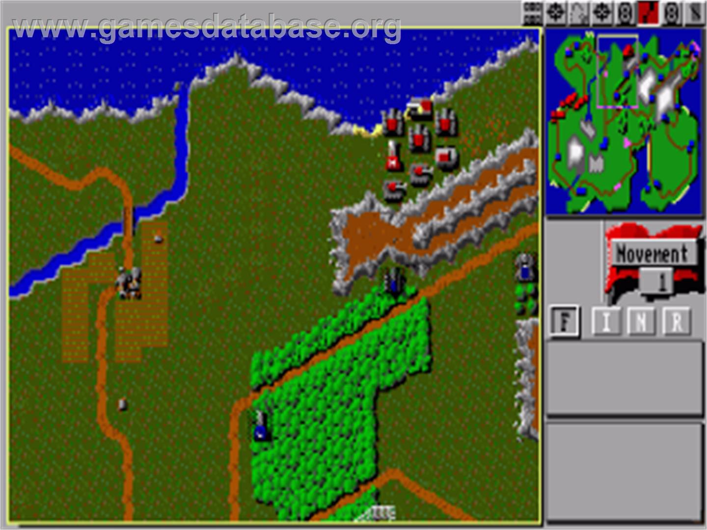 Perfect General - Commodore Amiga - Artwork - In Game