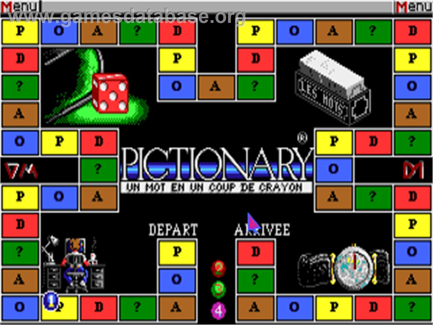 Pictionary - Commodore Amiga - Artwork - In Game