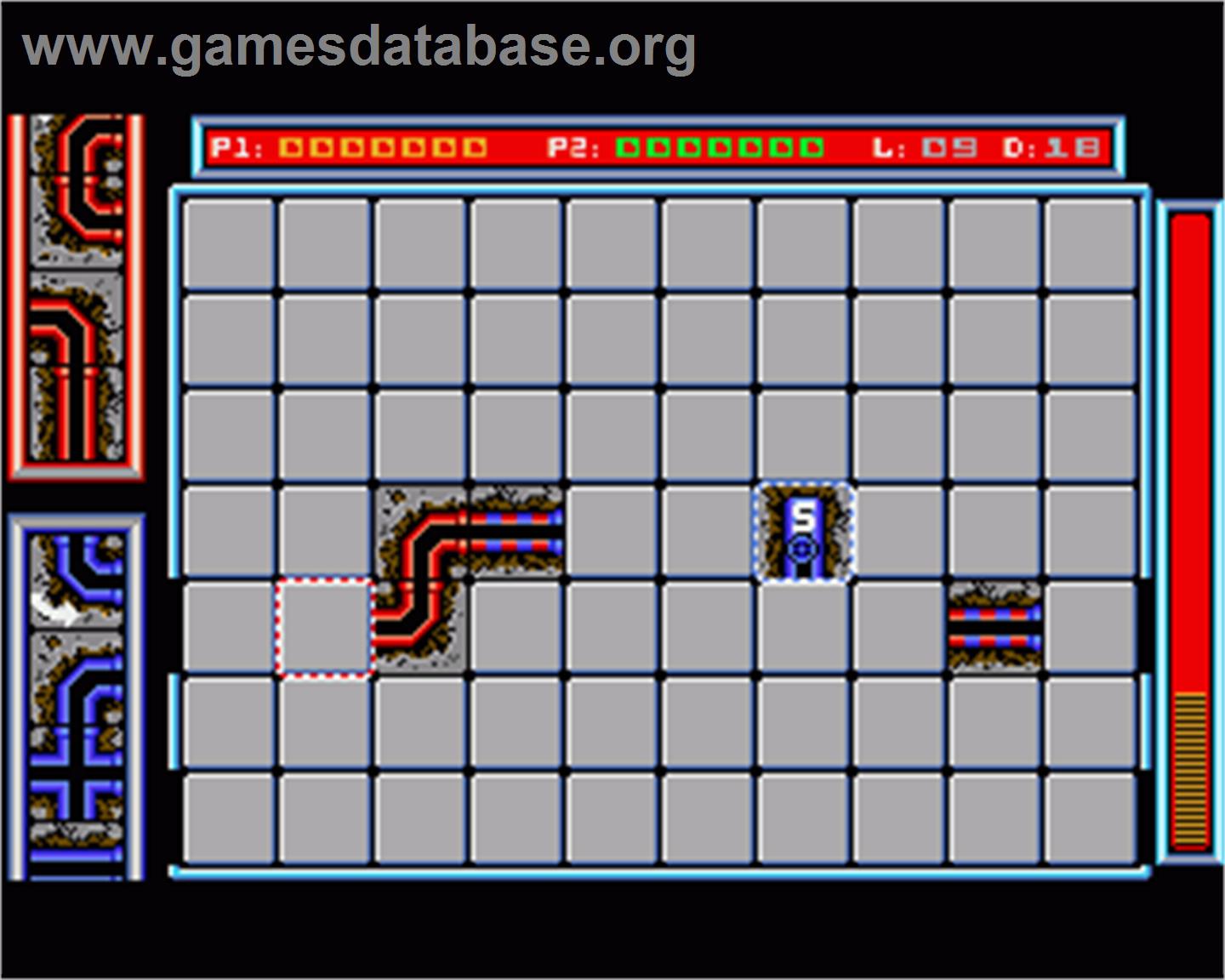 Pipe Dream - Commodore Amiga - Artwork - In Game