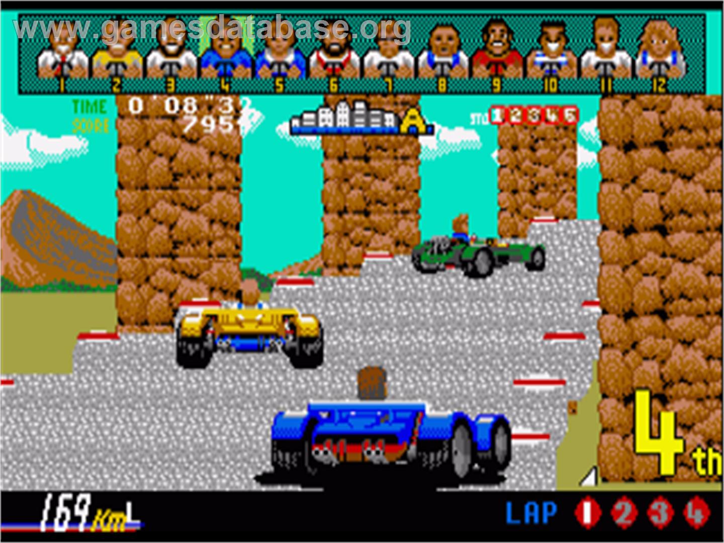 Power Drift - Commodore Amiga - Artwork - In Game