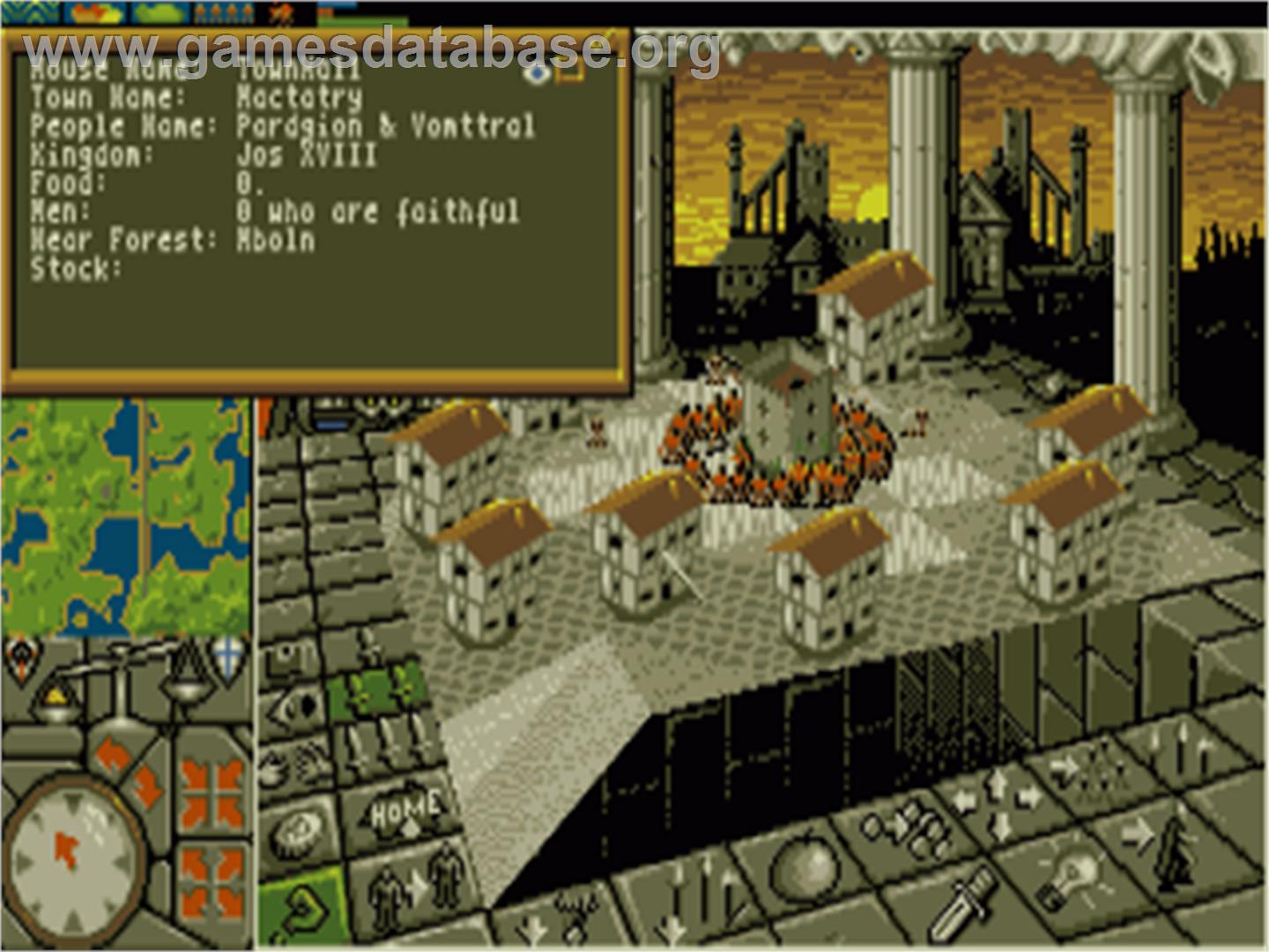 Powermonger - Commodore Amiga - Artwork - In Game