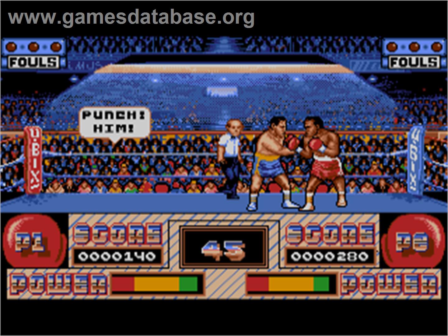 Pro Boxing Simulator - Commodore Amiga - Artwork - In Game