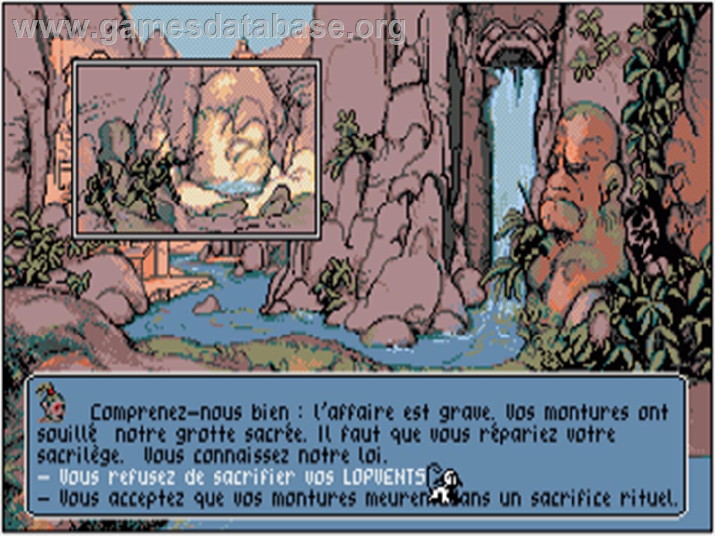 Quest for the Time-bird - Commodore Amiga - Artwork - In Game